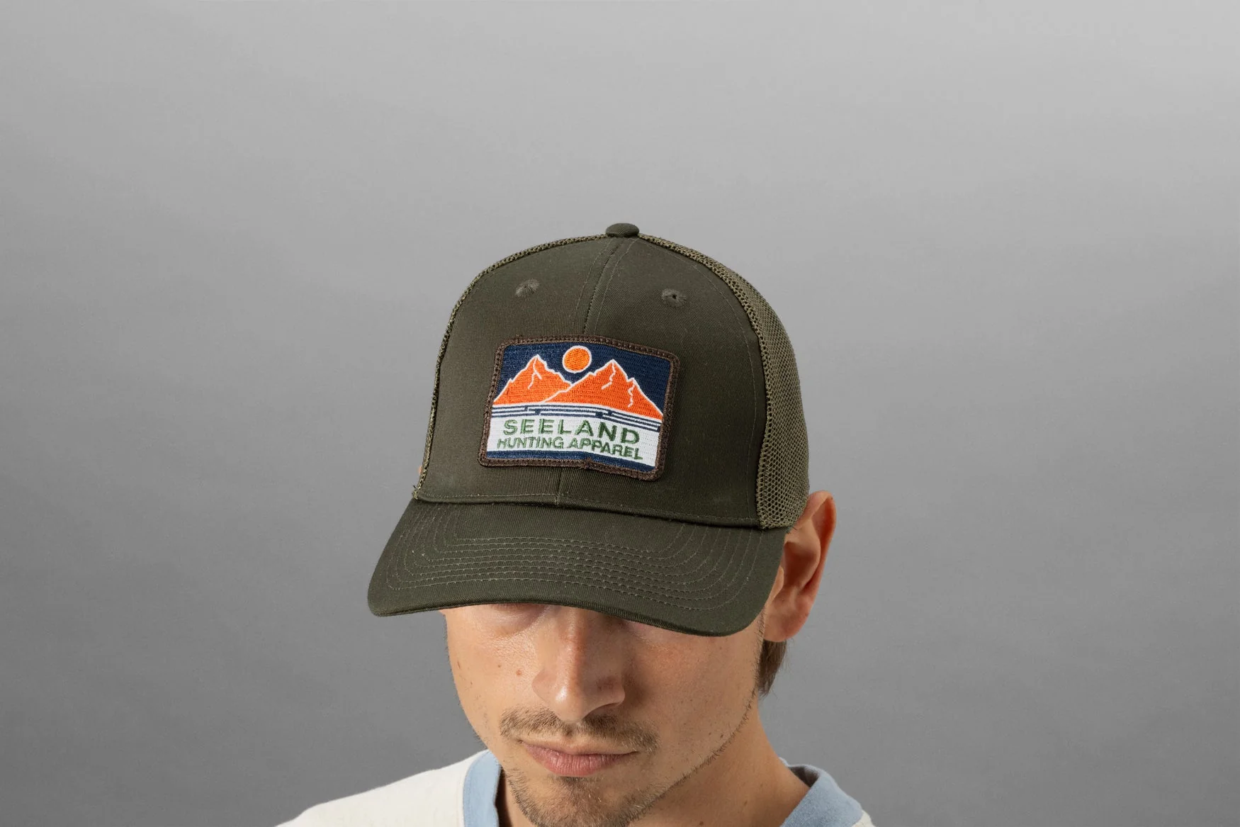 Gabbro Trucker Keps Grizzly Brown - Seeland - Image 3