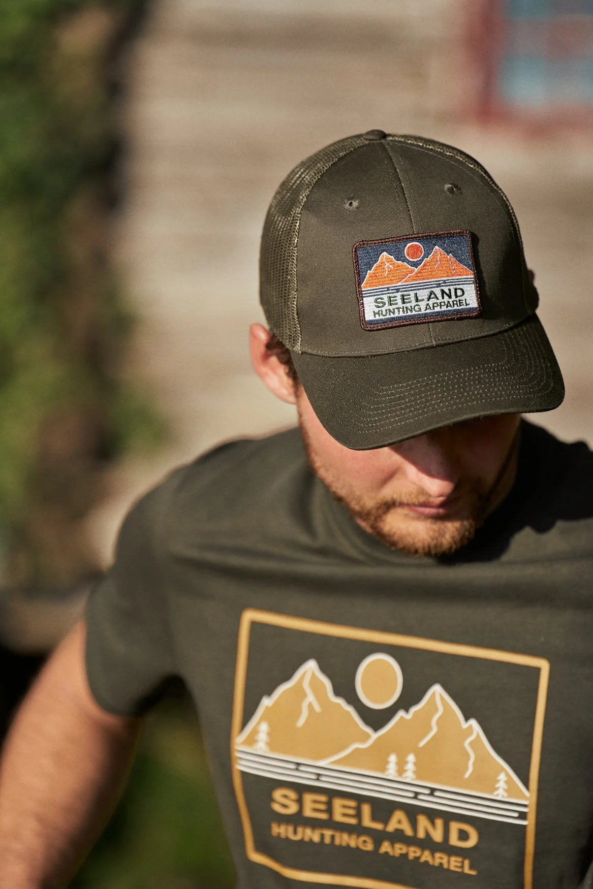 Gabbro Trucker Keps Grizzly Brown - Seeland - Image 5