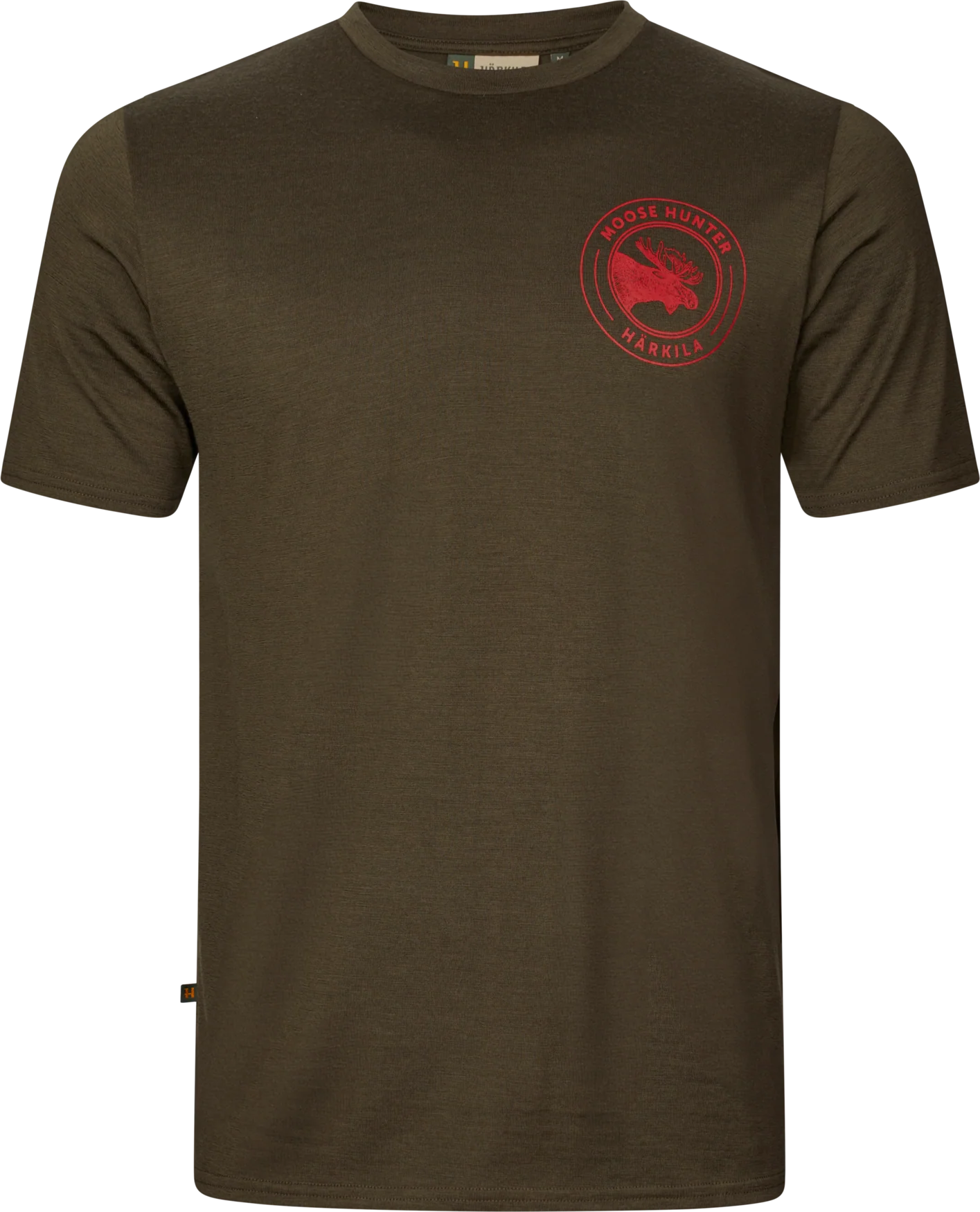 Game kortärmad t-shirt Willow green moose – Härkila
