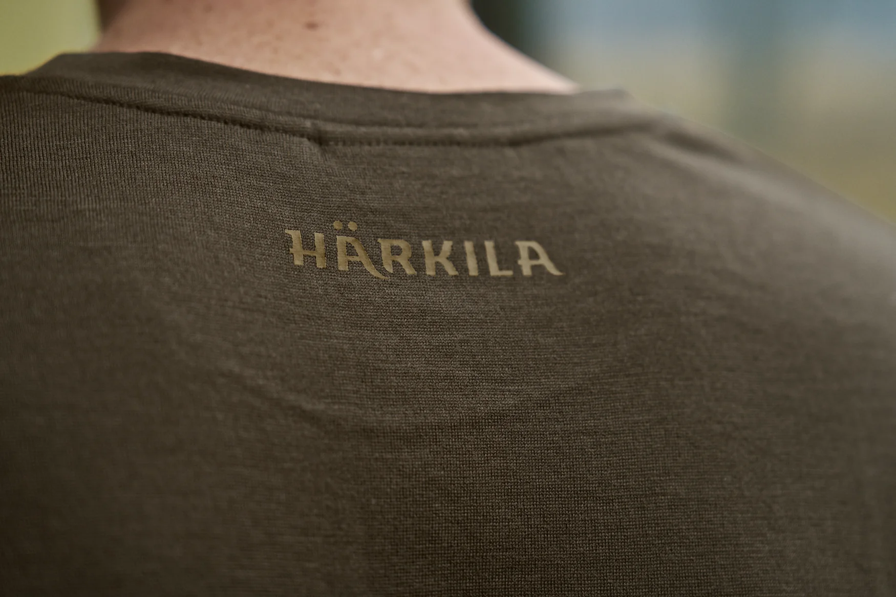 Game kortärmad t-shirt Willow green stag – Härkila - Image 4