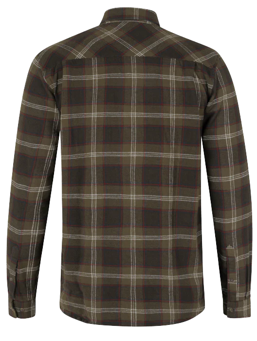 Glen Flanellskjorta Pine green rutig - Seeland - Image 2