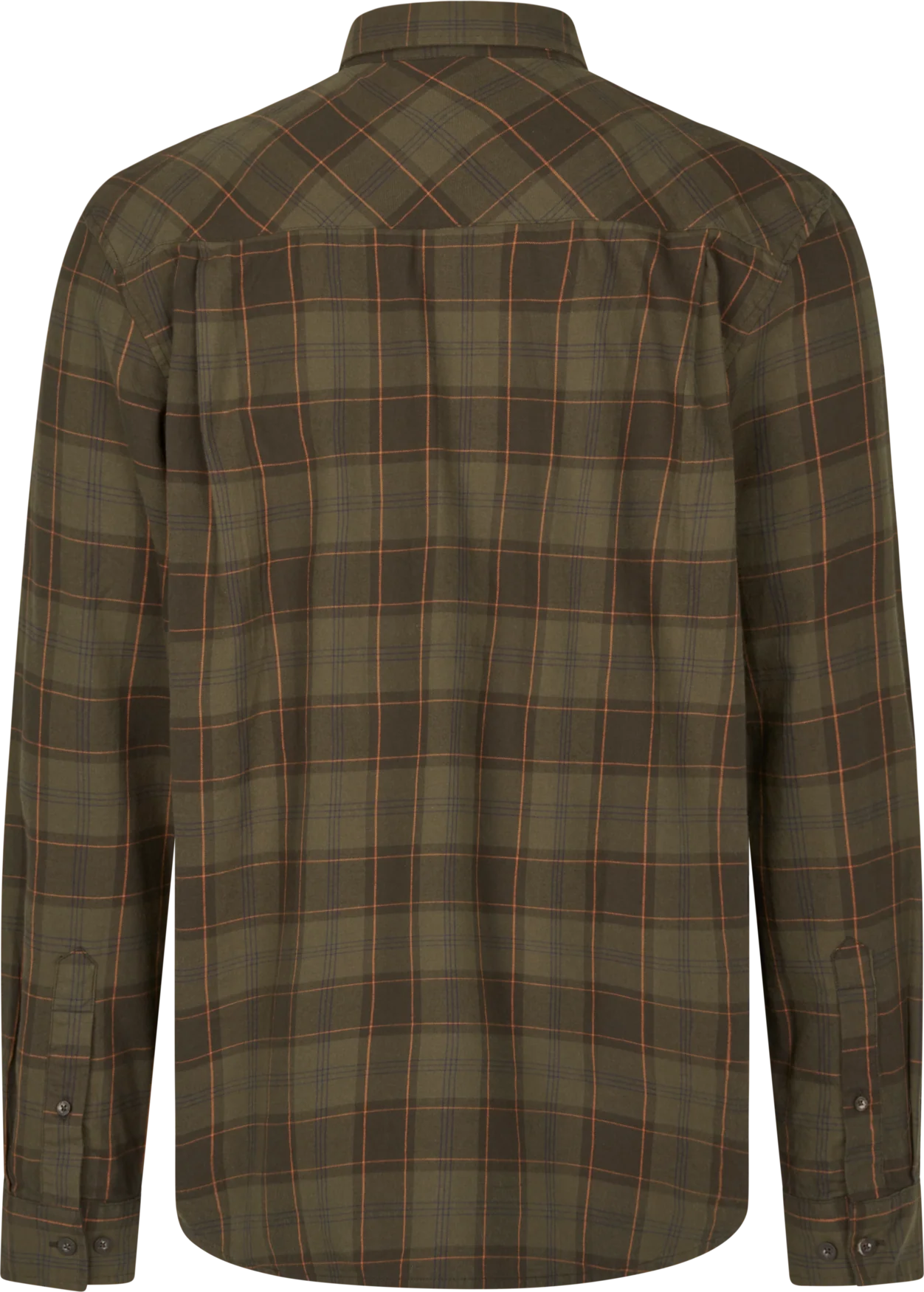 Glen Flanellskjorta - Pine Green/Dark Navy Check – Seeland - Image 2