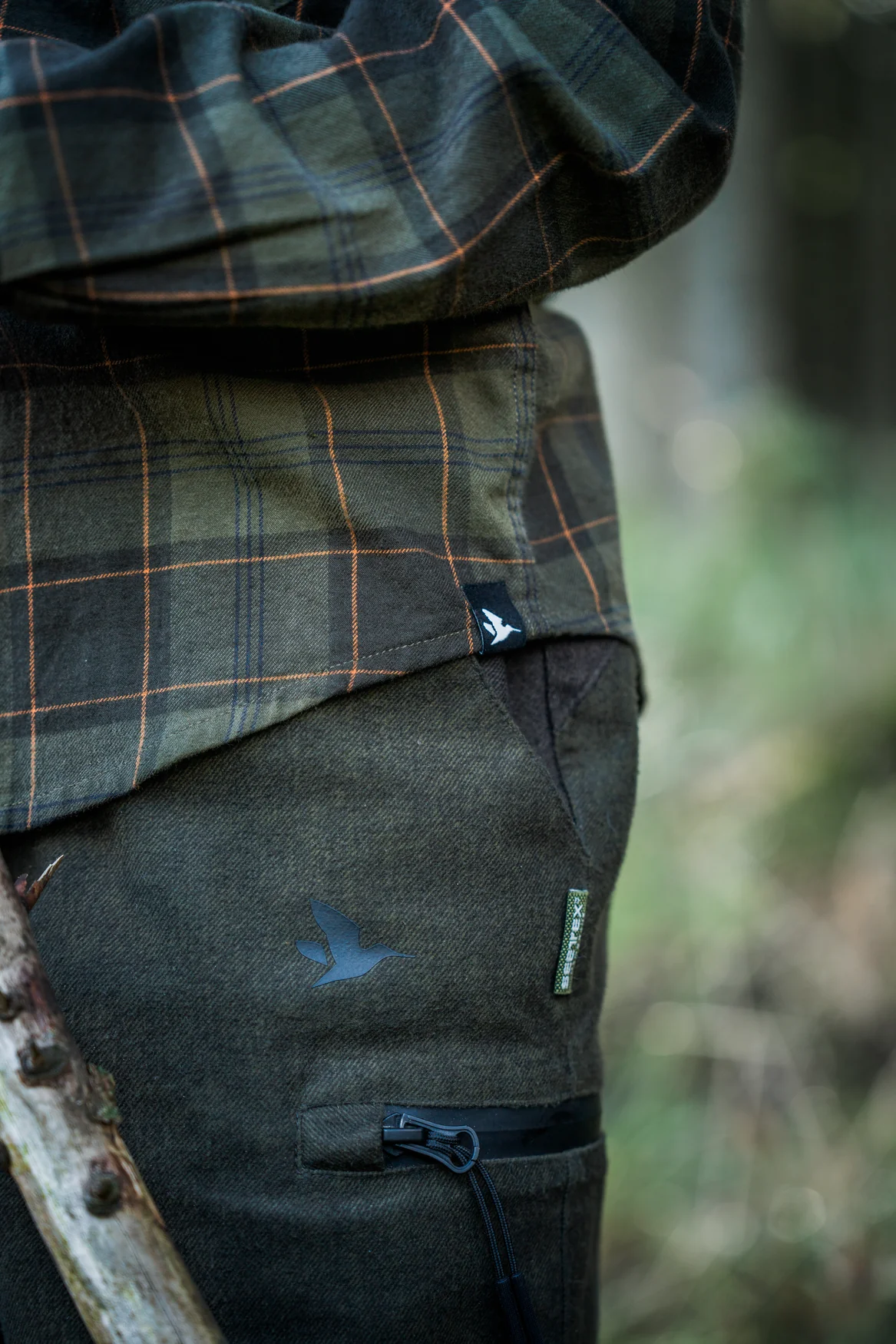 Glen Junior Flanellskjorta - Pine Green/Dark Navy Check – Seeland - Image 8