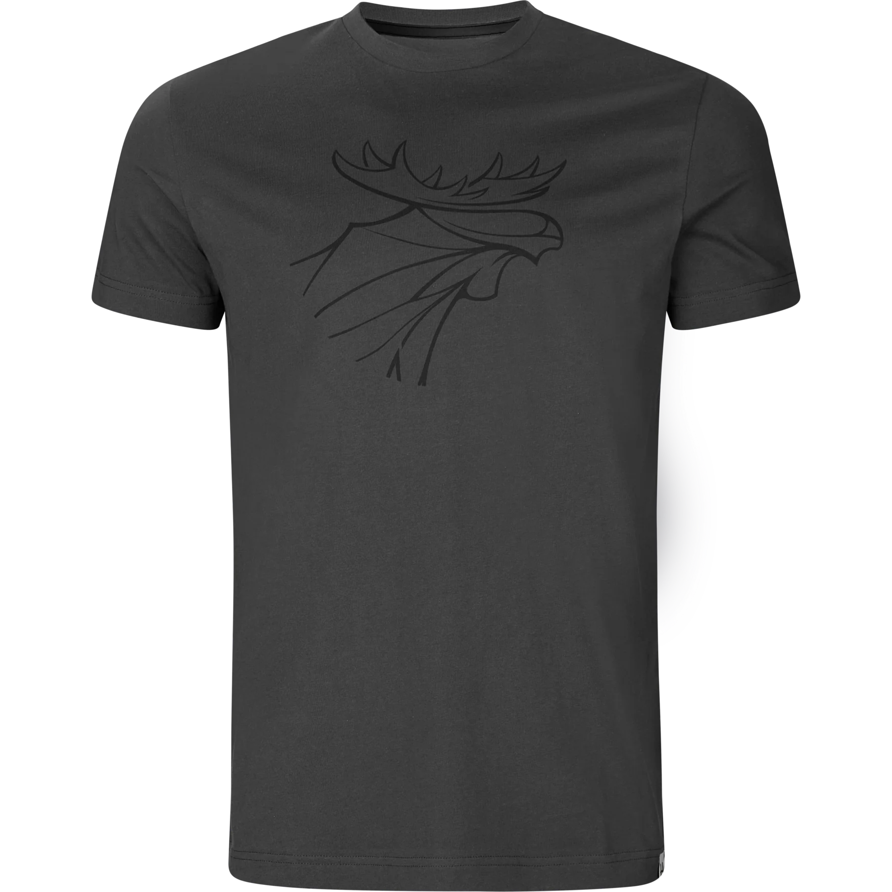 Grafisk T-shirt 2-pack Brown granite/Phantom - Härkila - Image 3