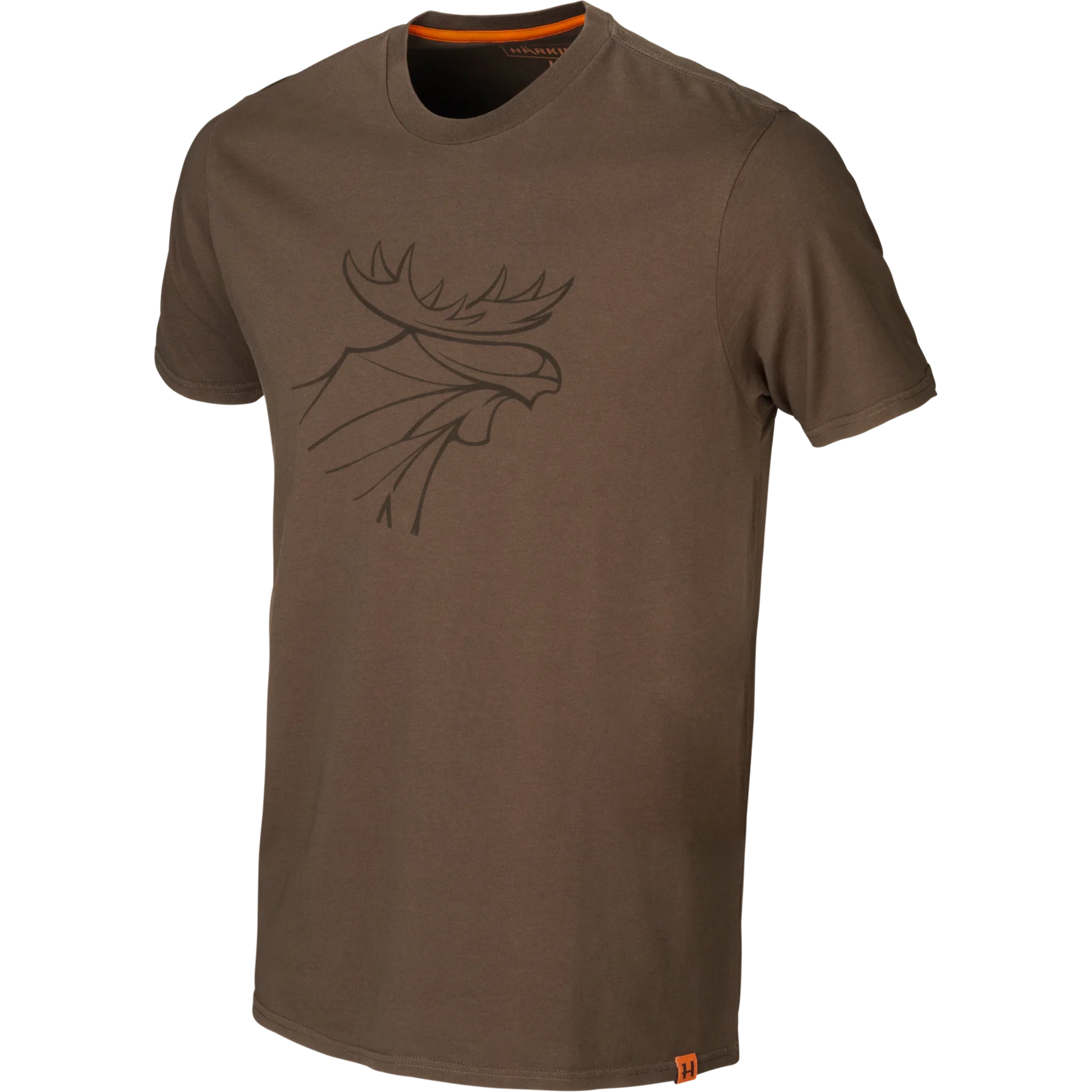 Grafisk t-shirt 2-pack Willow green/Slate brown - Härkila - Image 5