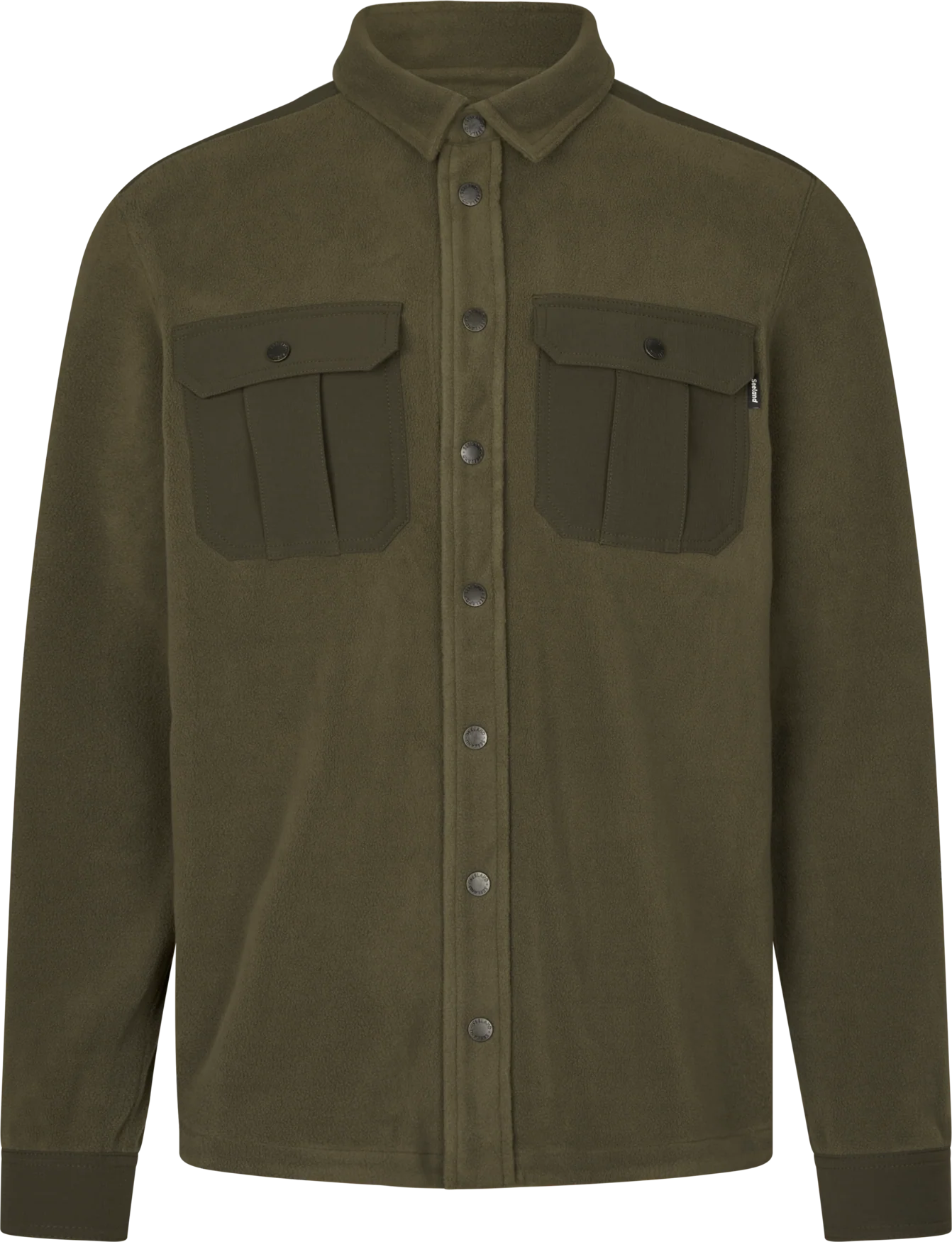 Gust fleeceskjorta - Grape leaf – Seeland