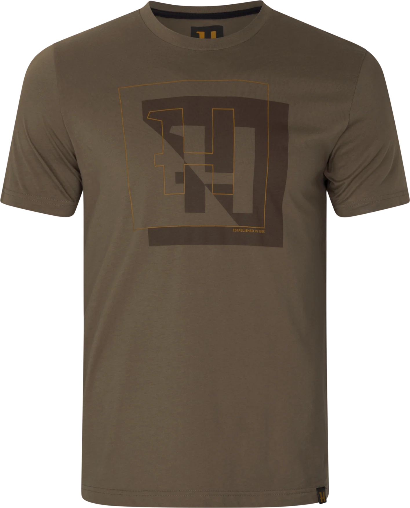 H-logo kortärmad T-shirt Major brown