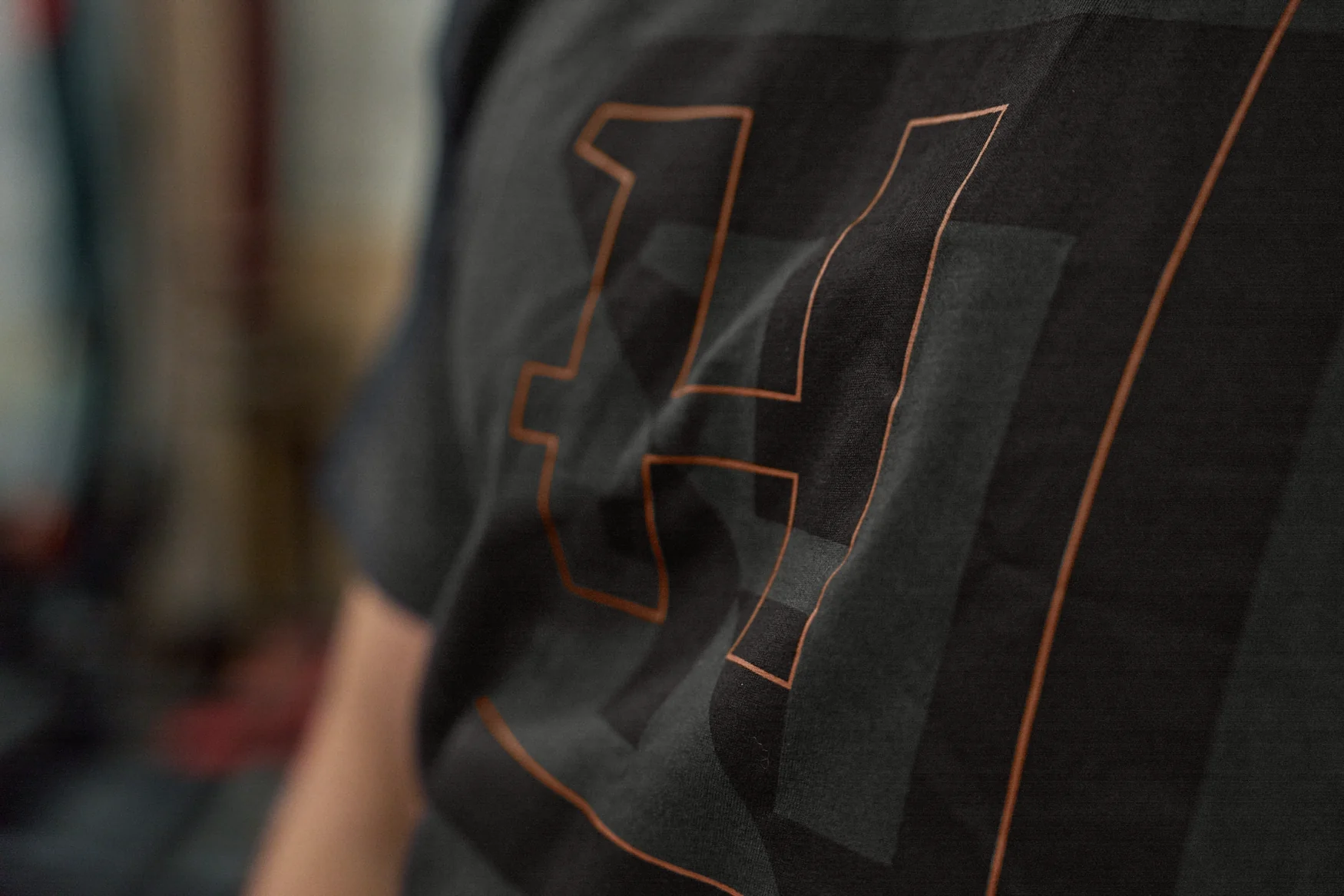 H-logo kortärmad t-shirt Phantom - Image 3