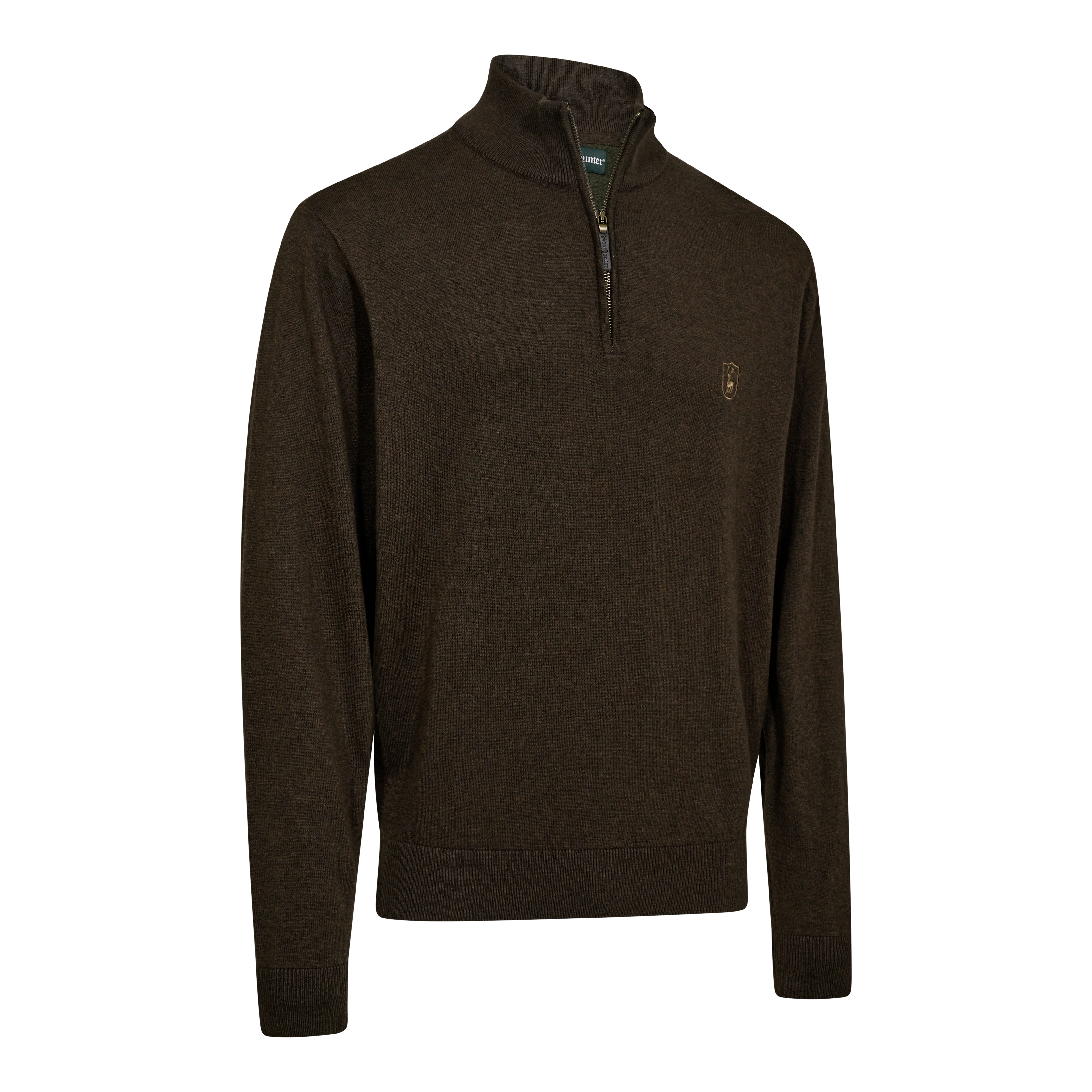 Harrington Stickad tröja med dragkedja i halsen - Deerhunter - Image 3