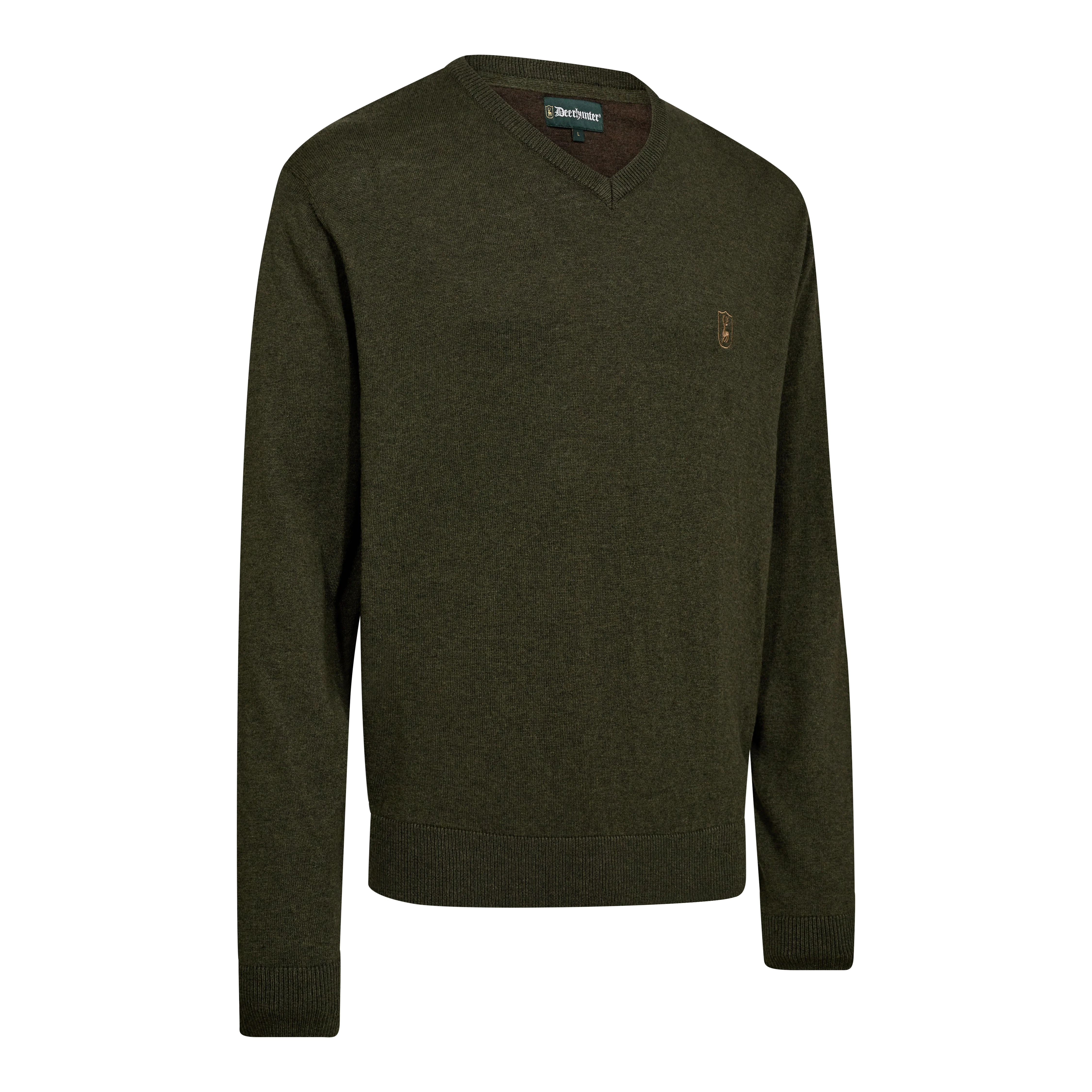 Harrington Stickad tröja med V-ringning - Deerhunter - Image 3