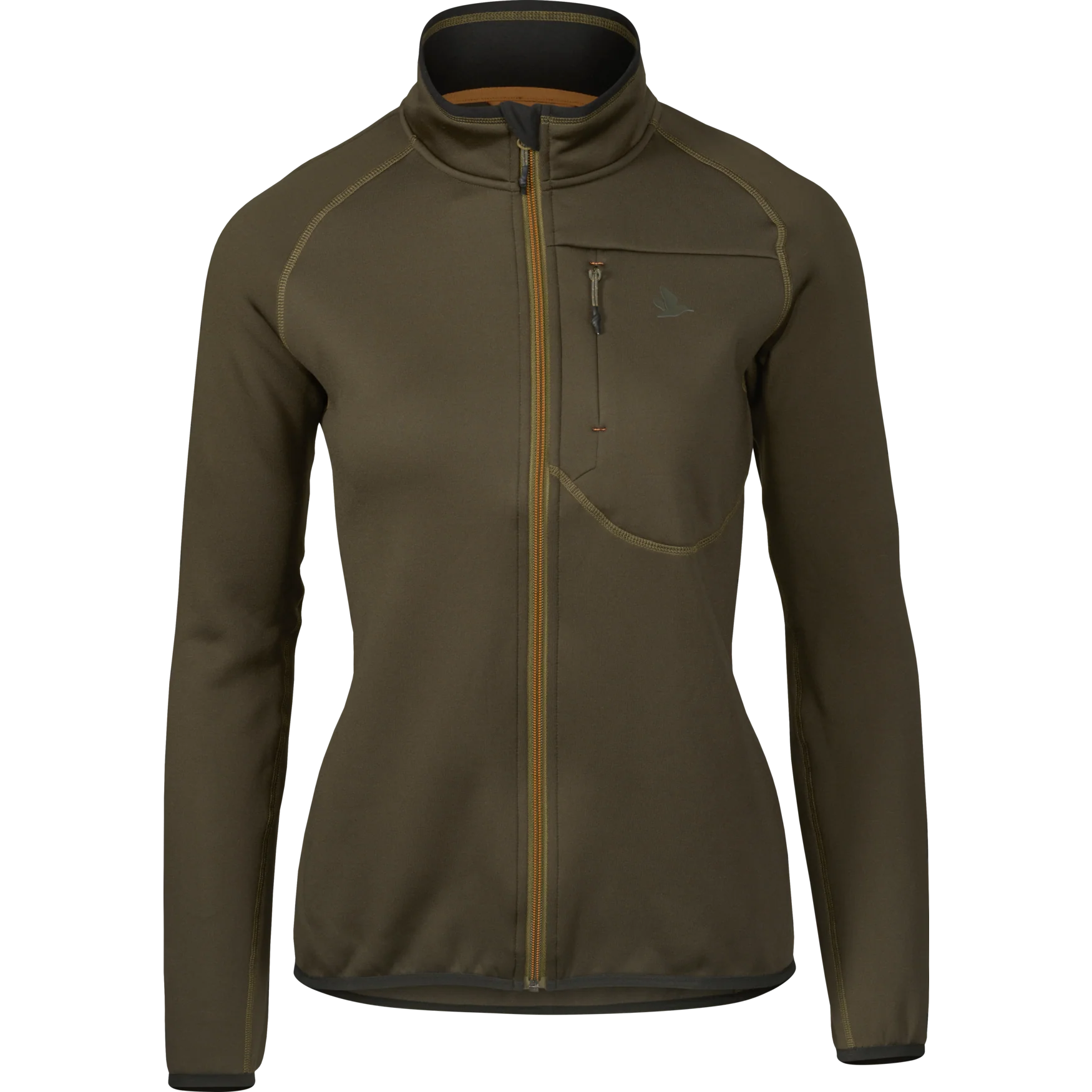 Hawker fleecejacka med hel dragkedja Dam Pine green - Seeland