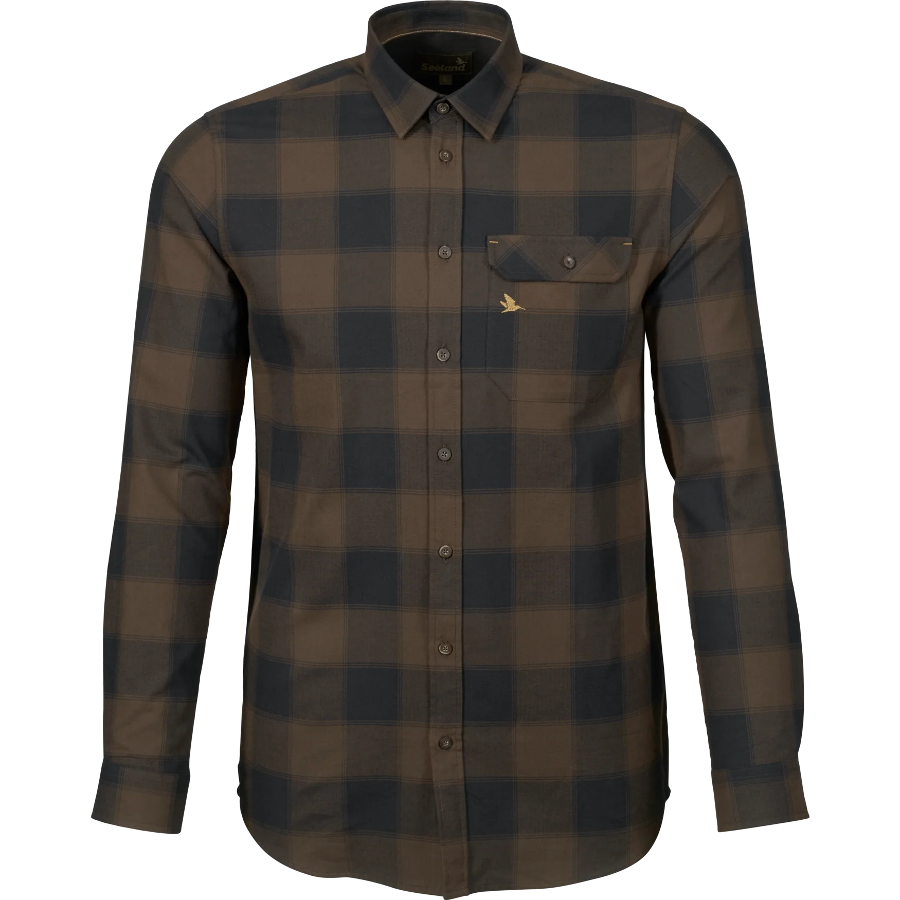 Highseat skjorta Hunter brown - Seeland