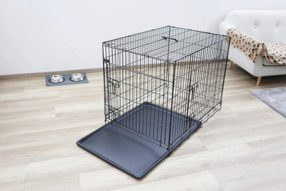 Hundbur i stål hopfällbar – 76x54x64cm – Kerbl - Image 3
