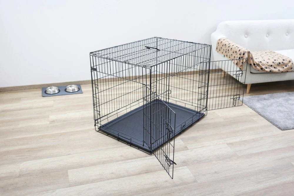 Hundbur i stål hopfällbar - 92x63x74 cm – Kerbl - Image 5