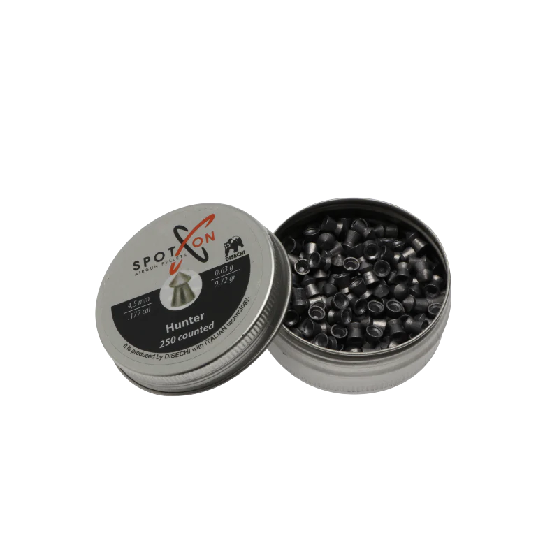 Hunter 4,5mm - 0,63gr/9,72grain - 250 stycken per burk - SpotOn