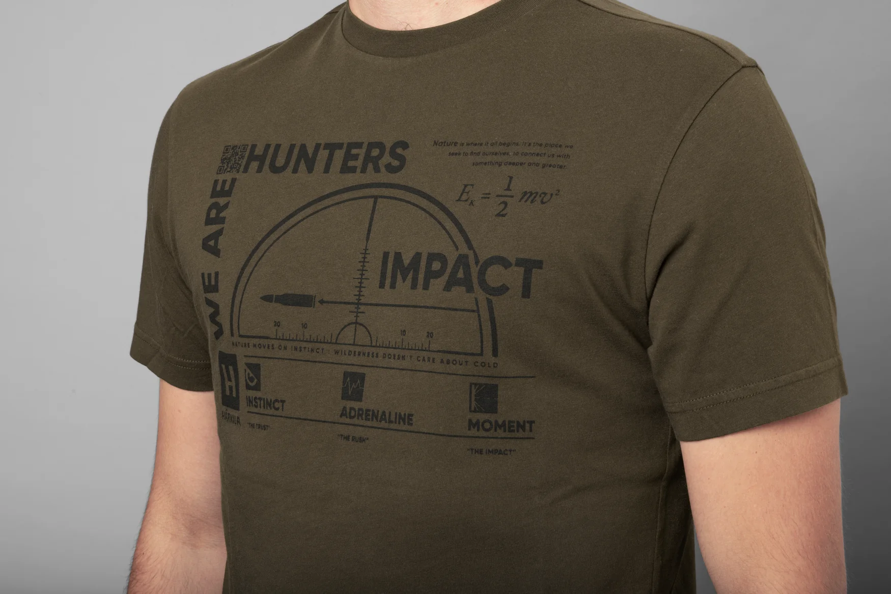 Impact kortärmad t-shirt Willow green - Härkila - Image 2