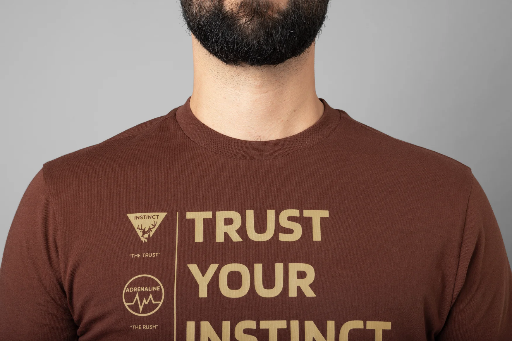 Instinct S/S T-shirt Burgundy - Härkila