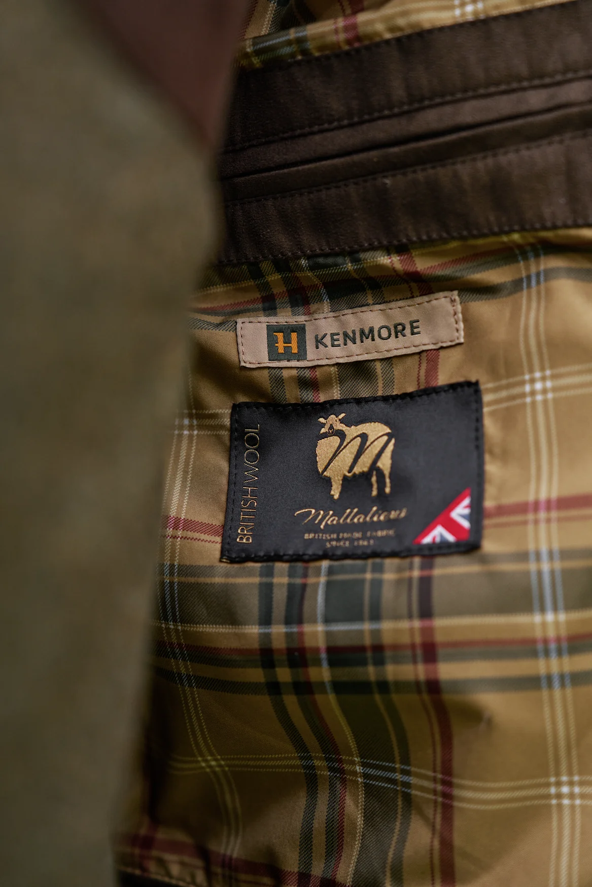Jacka Forest green/Herringbone - Kenmore GTX – Härkila - Image 4