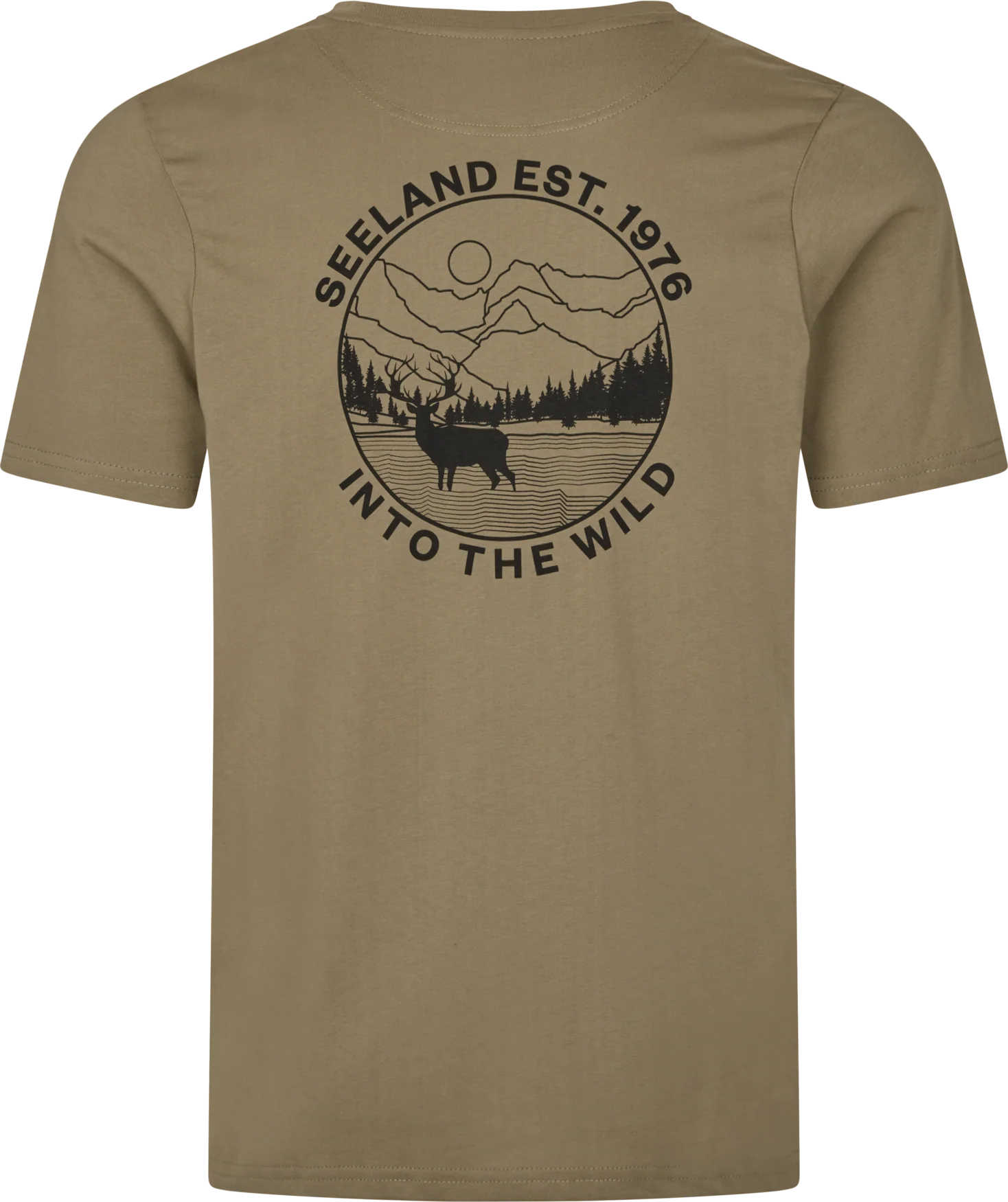 Jakt Landskap T-shirt - Covert Green – Seeland - Image 2