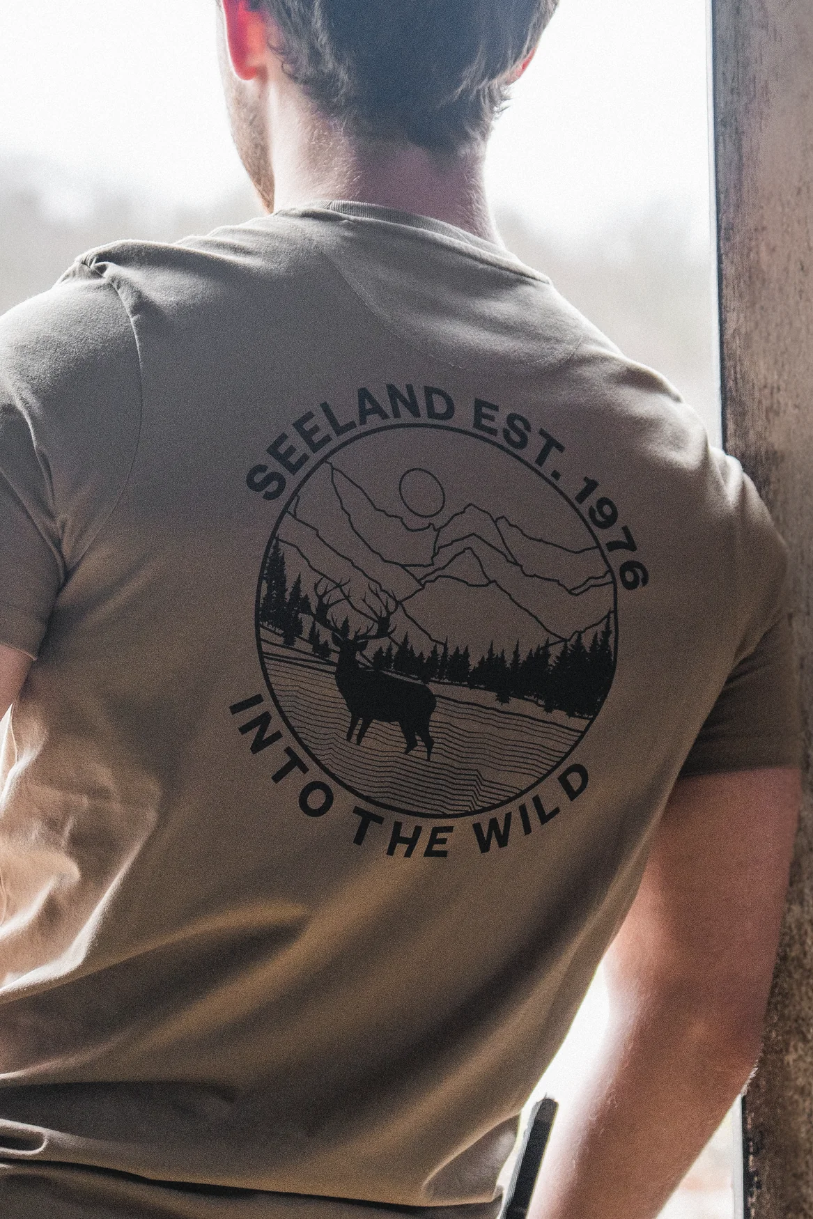 Jakt Landskap T-shirt - Covert Green – Seeland - Image 6