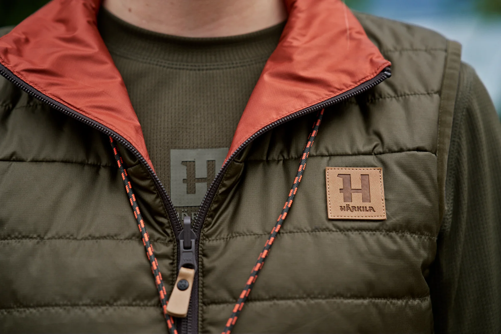 Kalix HSP väst för damer Willow green/Arabian spice - Härkila - Image 6