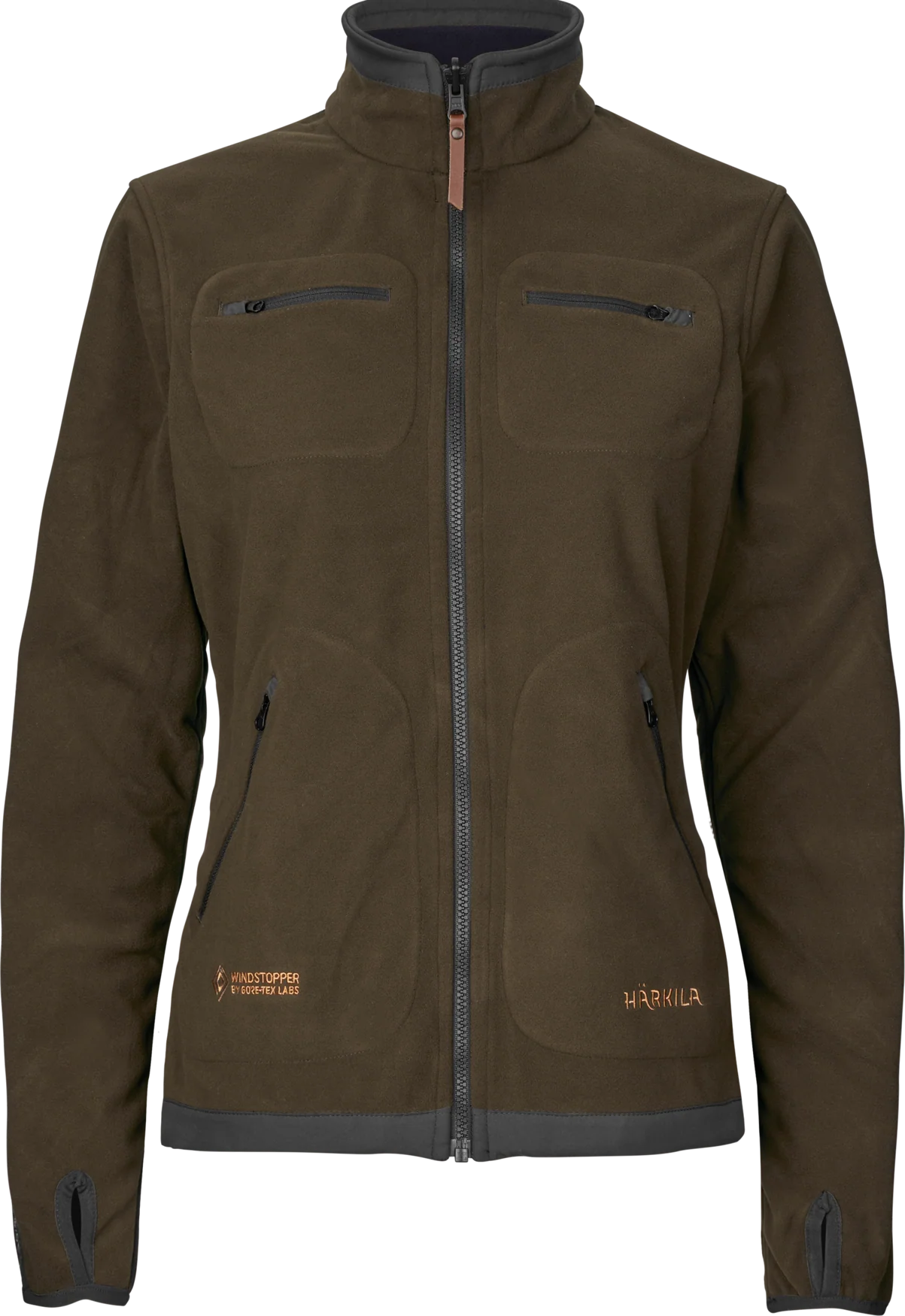 Kamko Fleece Dam – Willow green/Deep well purple – Härkila - Image 5