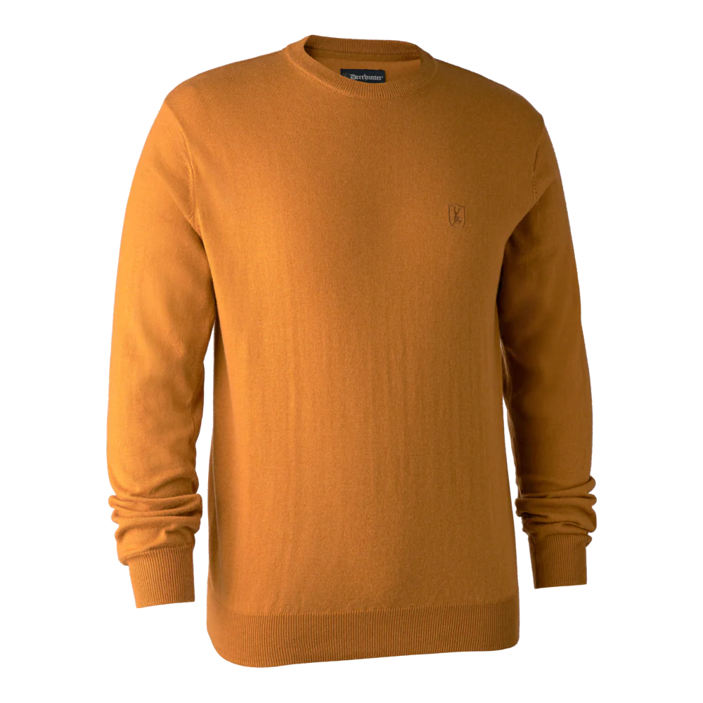 Kingston Rundhalsad stickad Golden oak - Deerhunter
