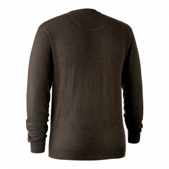 Kingston stickad med rund halsringning Dark Elm - Deerhunter - Image 2