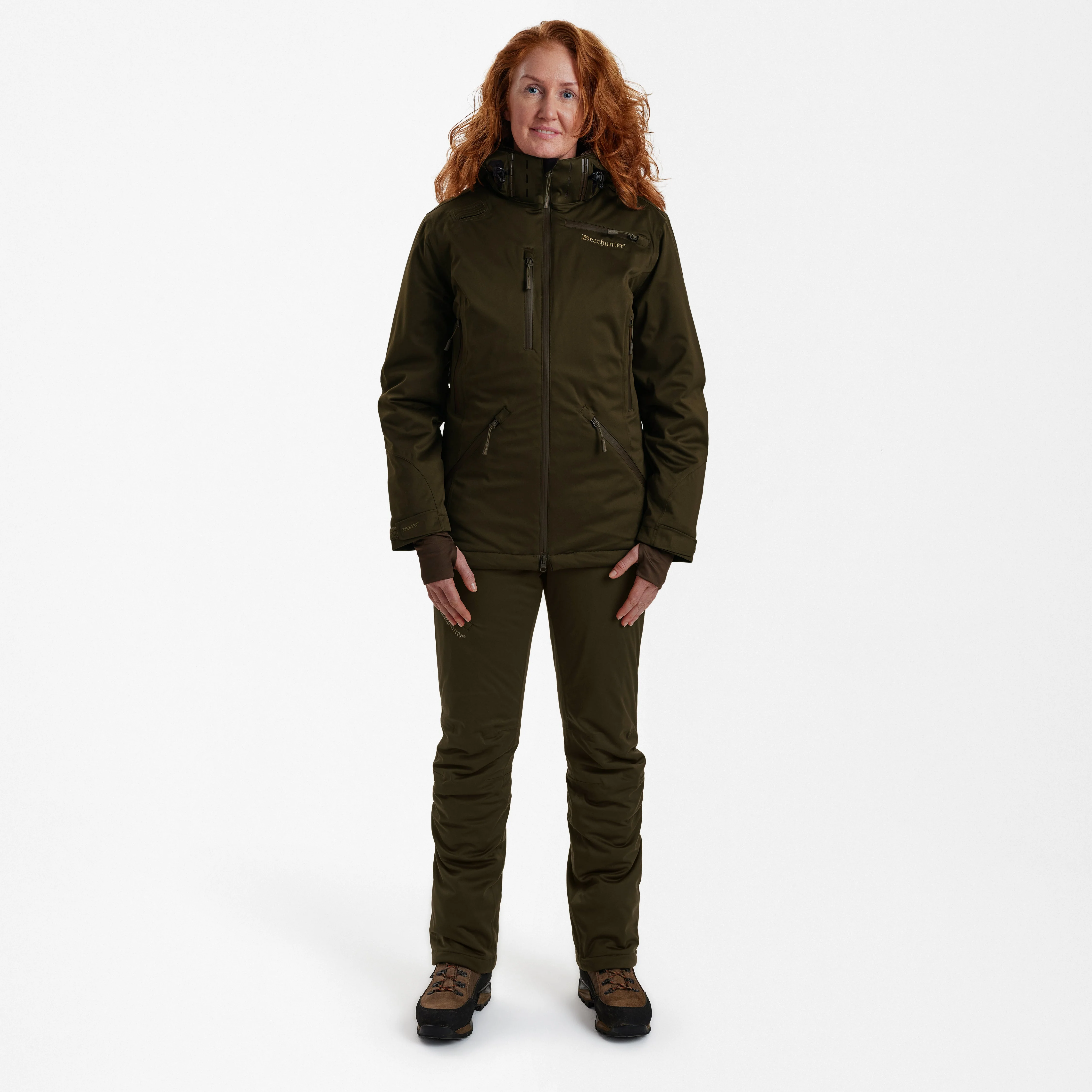 Lady Excape Winter Jacka Art Green - Deerhunter - Image 3