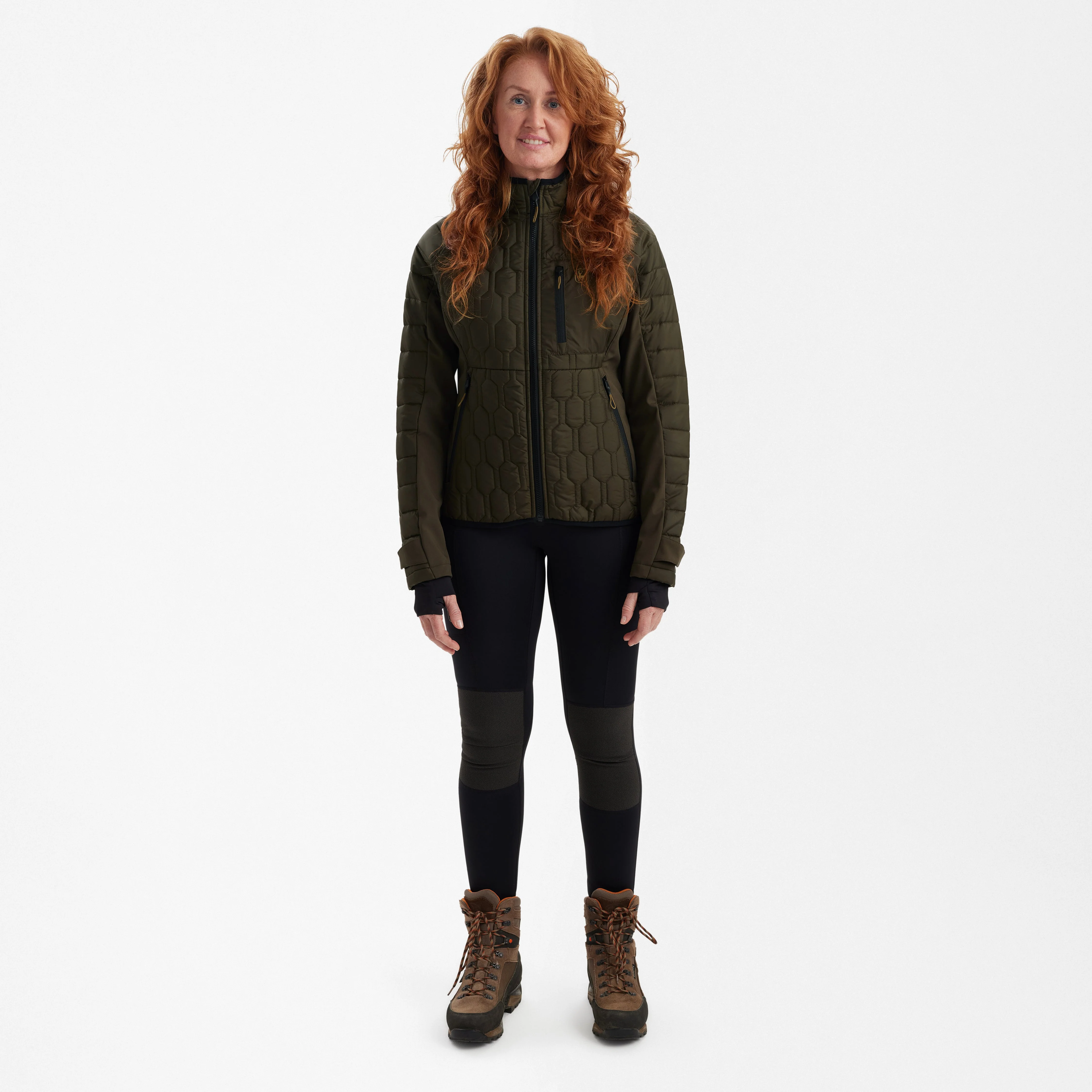 Lady Mossdale quiltad jacka Forest Green - Deerhunter - Image 3
