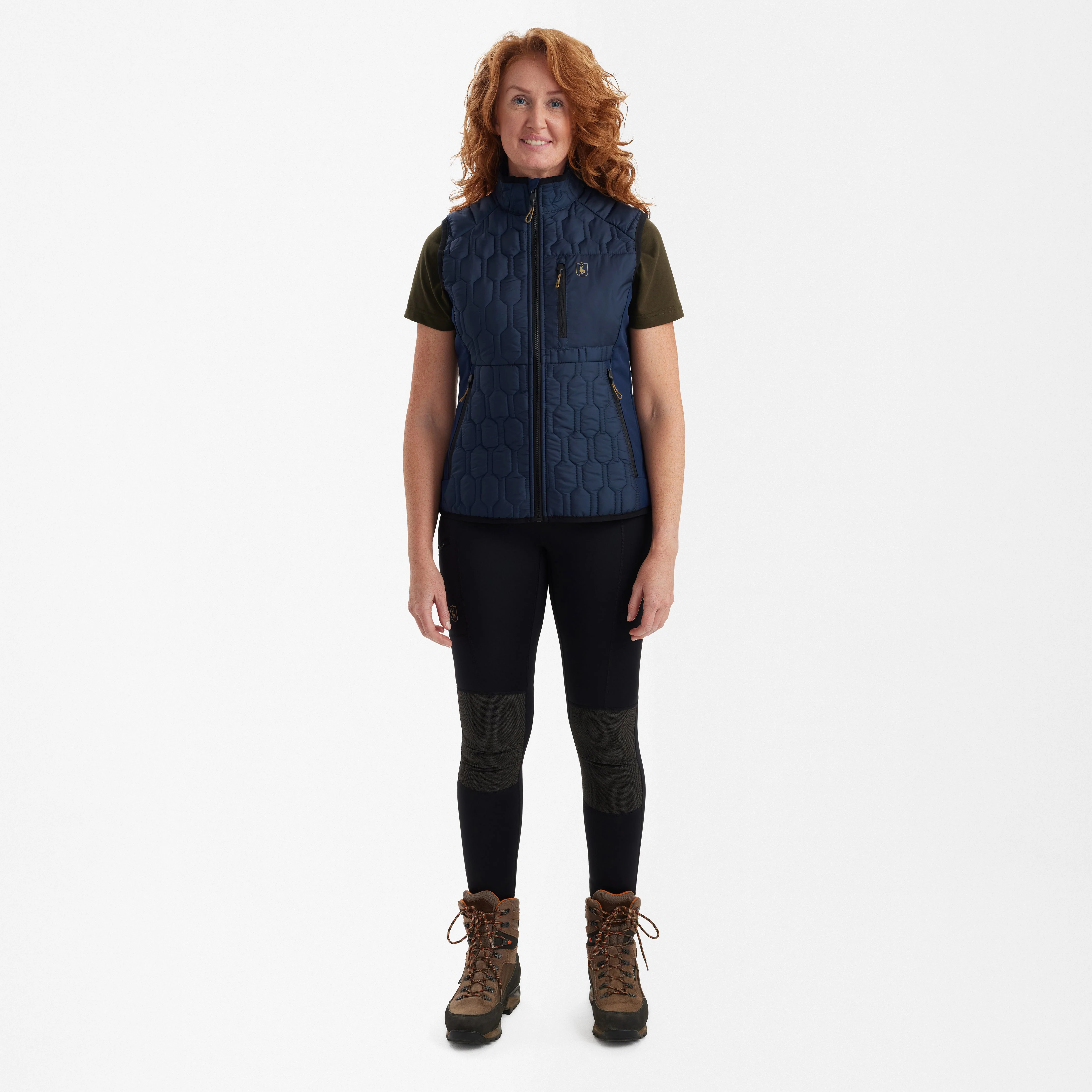 Lady Mossdale quiltad väst Dress Blues - Deerhunter - Image 3
