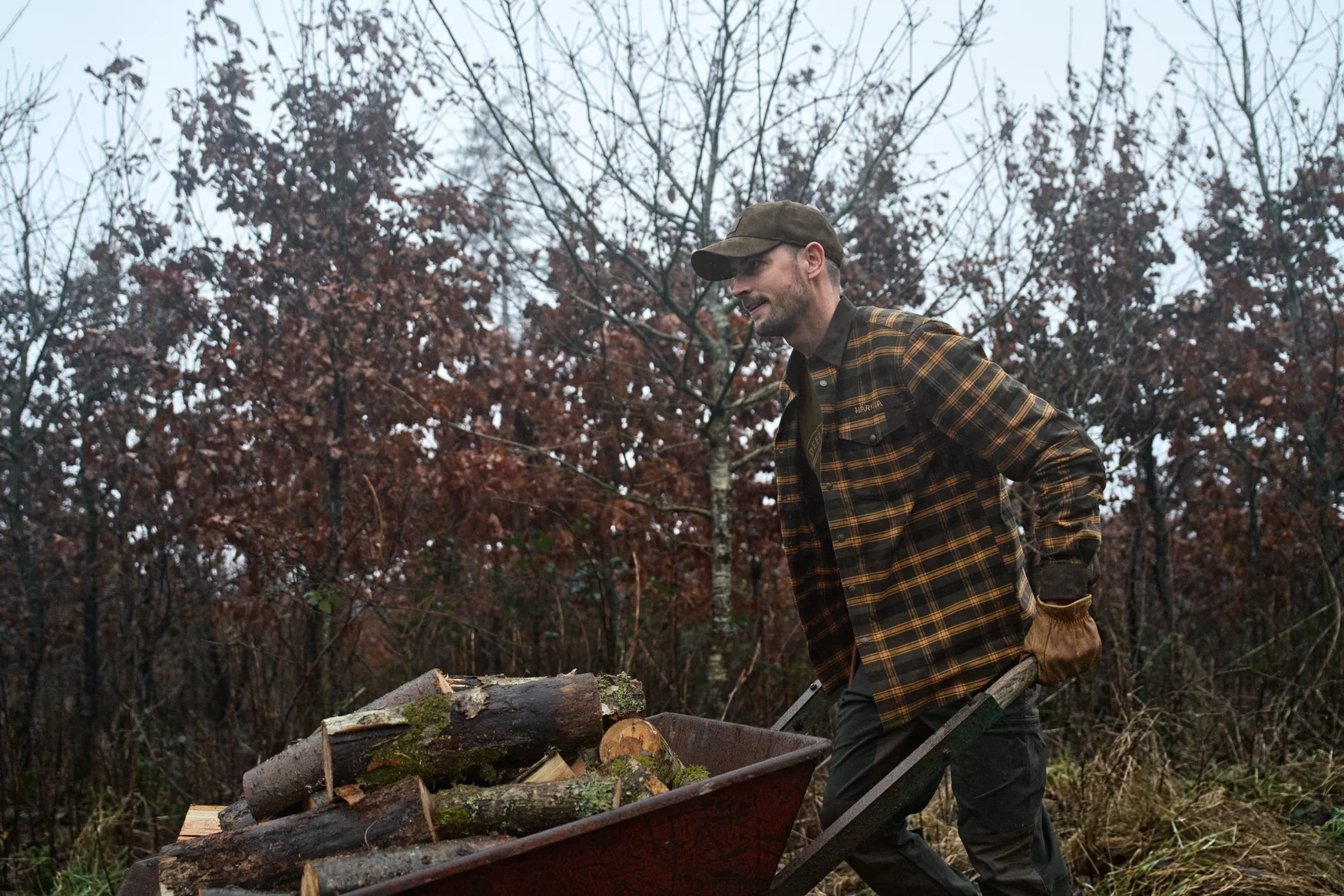 Långärmad skjorta Buckthorn brown - Aivak – Härkila - Image 6