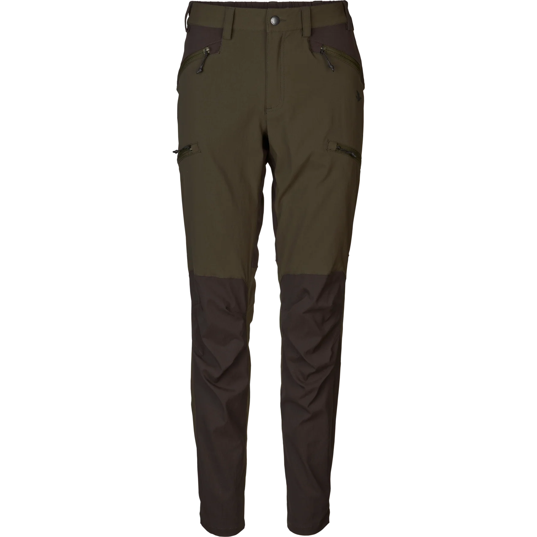 Larch Stretch-byxor för kvinnor Pine Green / Chocolate Torte - Seeland