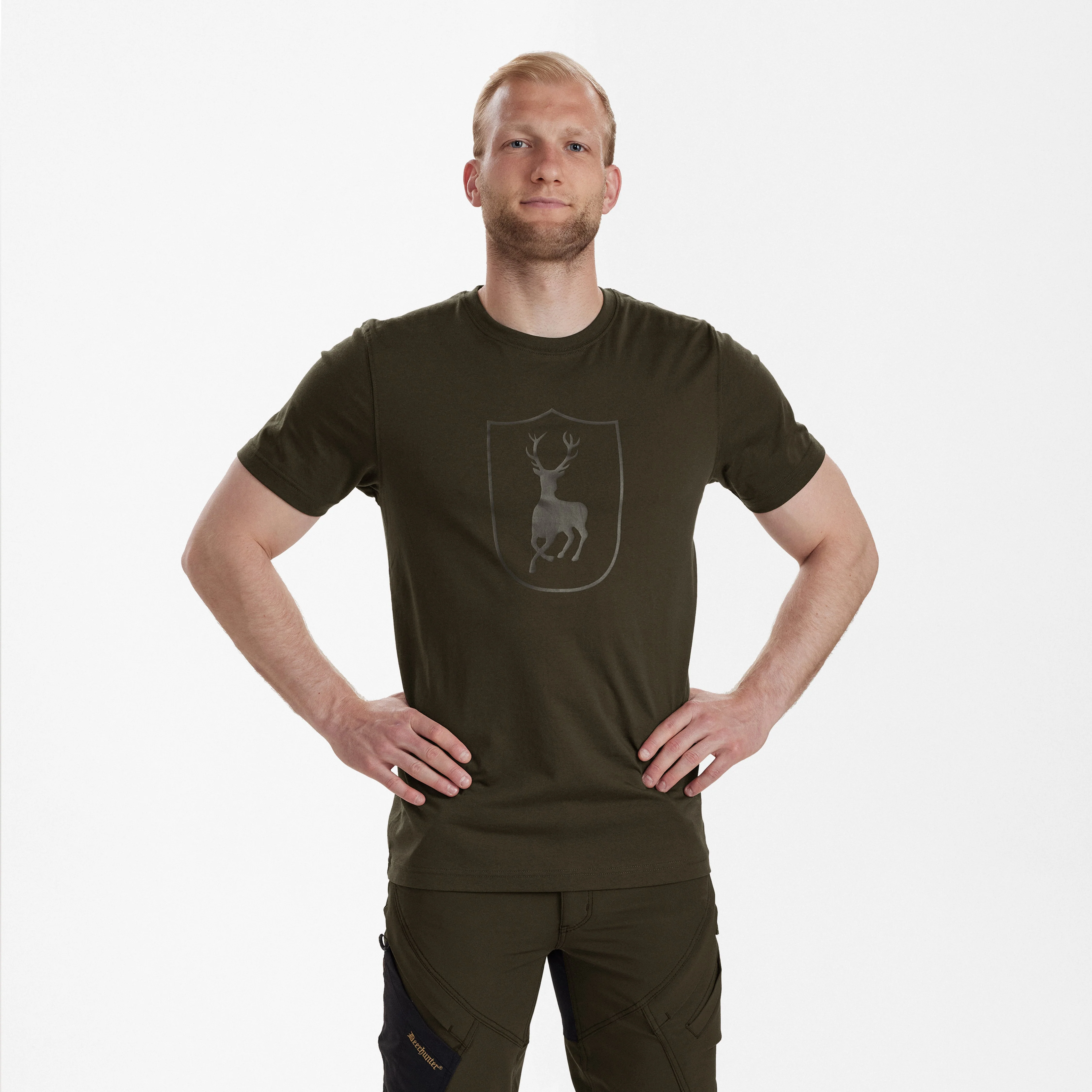 Logotyp T-shirt Fallen Leaf - Deerhunter