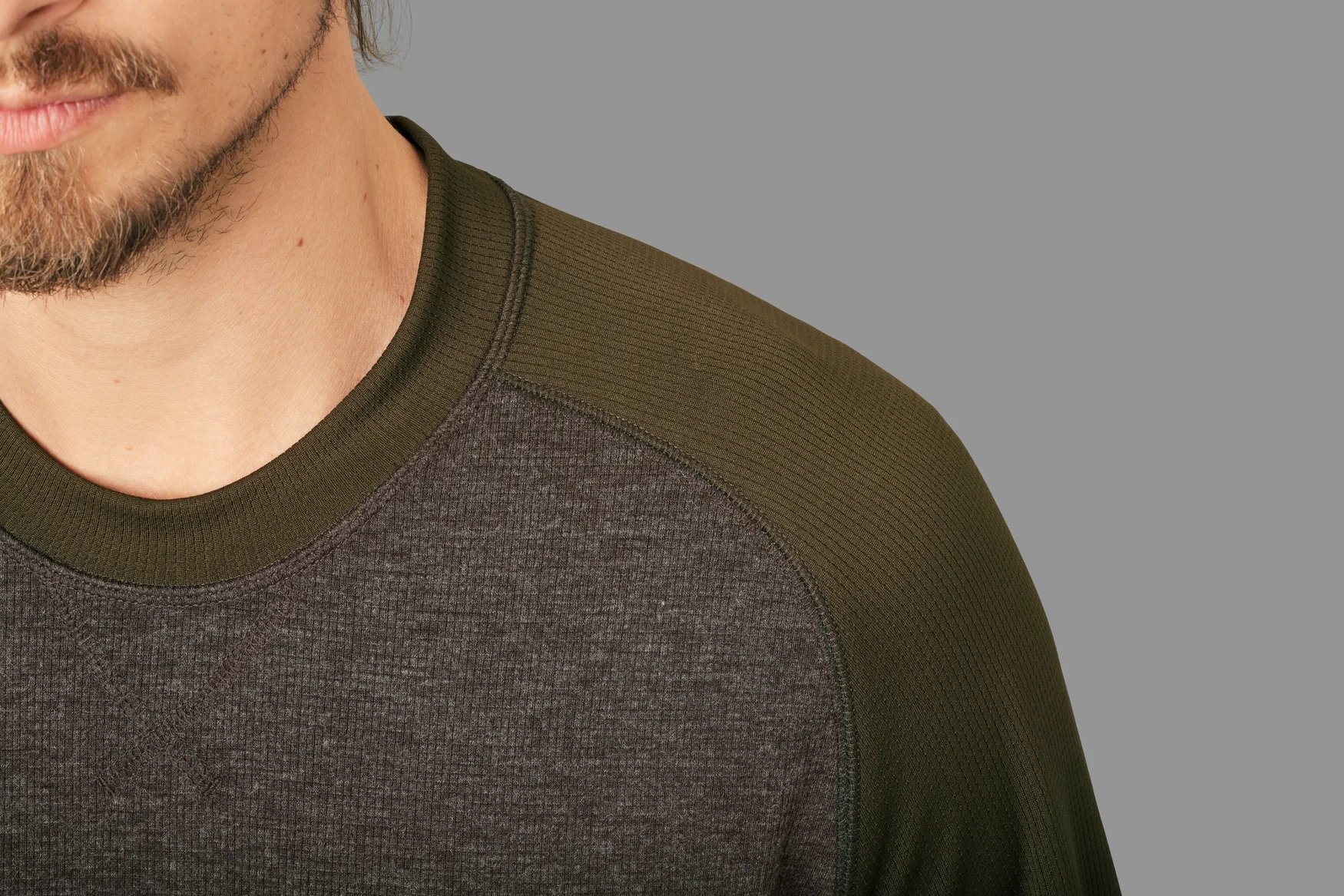 Metso Långärmad t-shirt Willow green - Härkila - Image 3