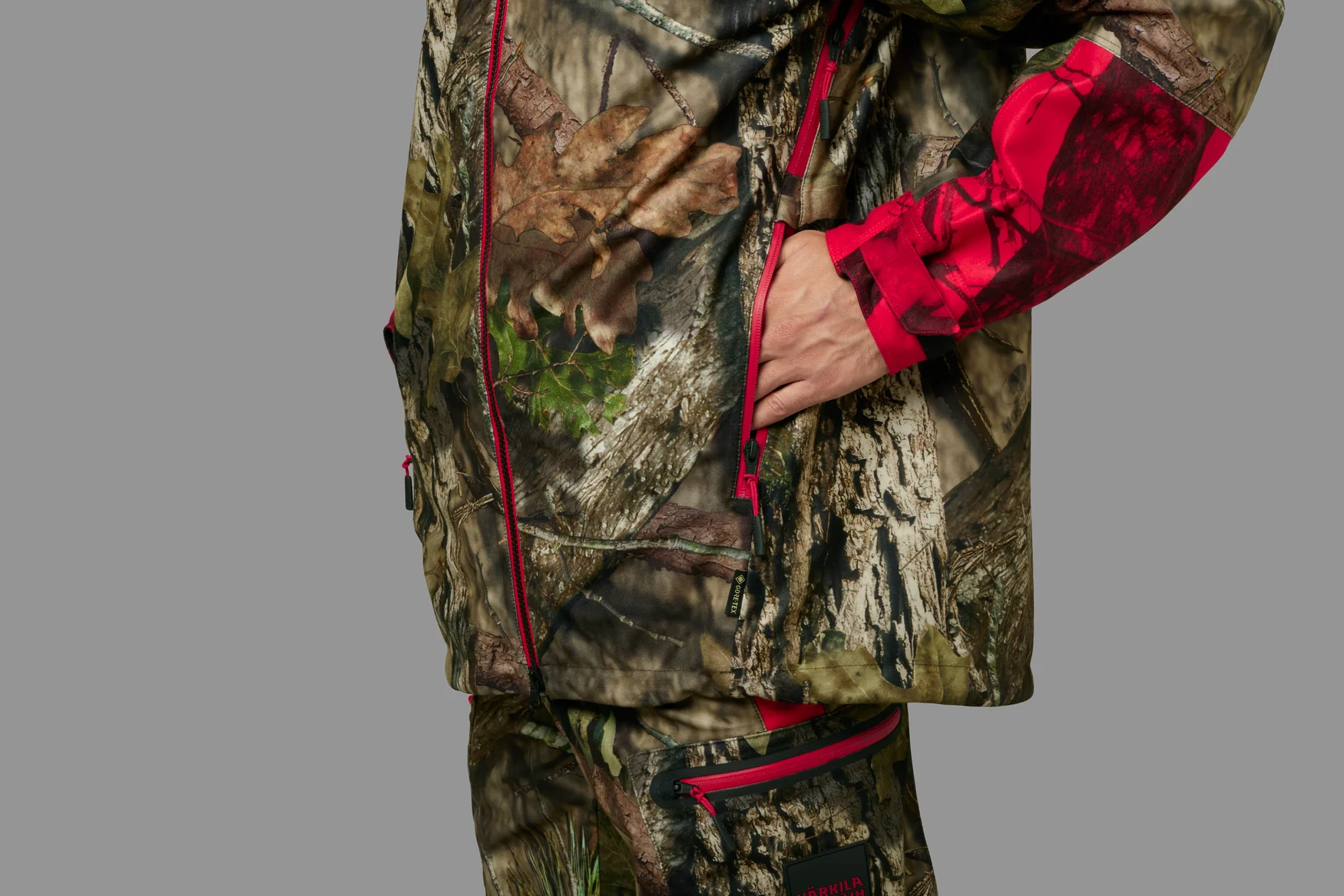 Moose Hunter 2.0 GTX jacka MossyOak®Break-Up Country®/MossyOak®Red - Härkila - Image 6