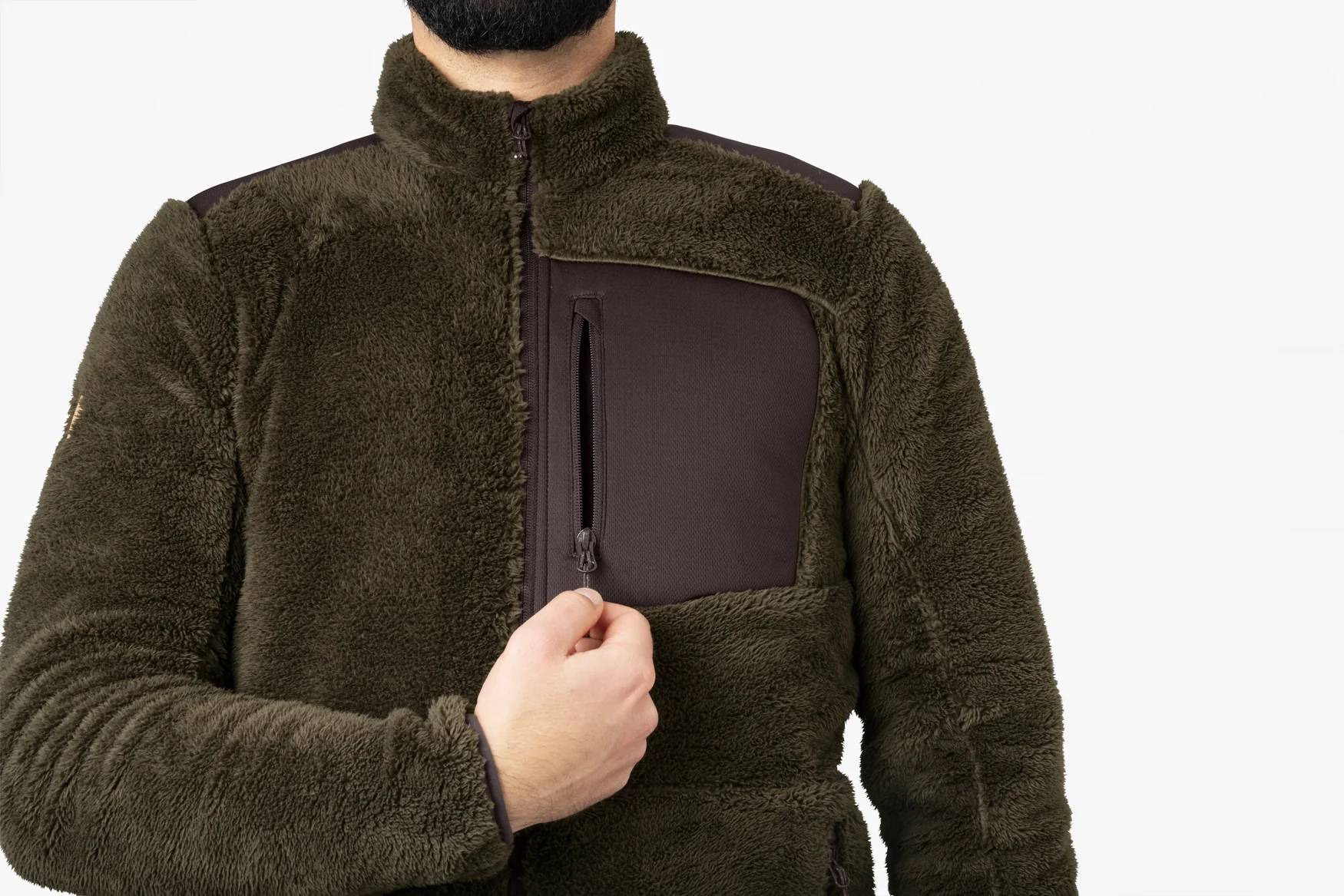 Noah fleece Pine green - Seeland - Image 2