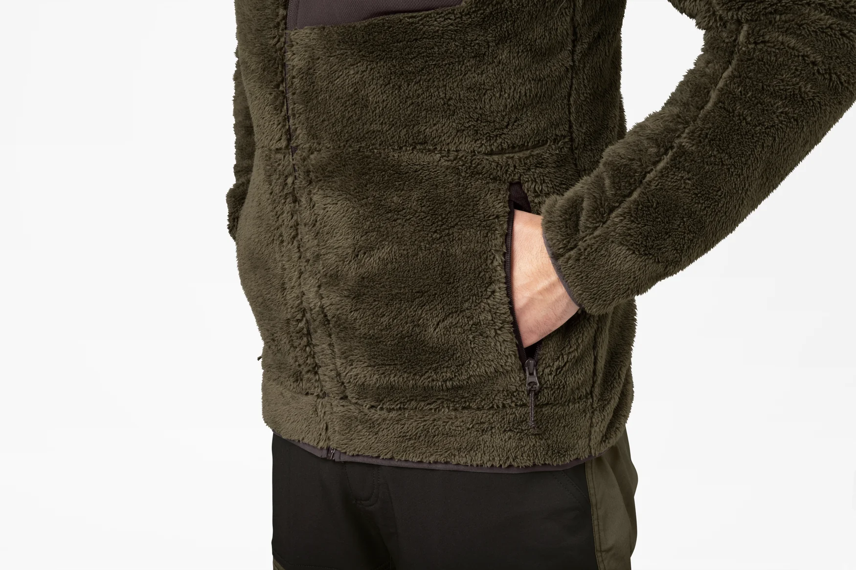 Noah fleece Pine green - Seeland - Image 4