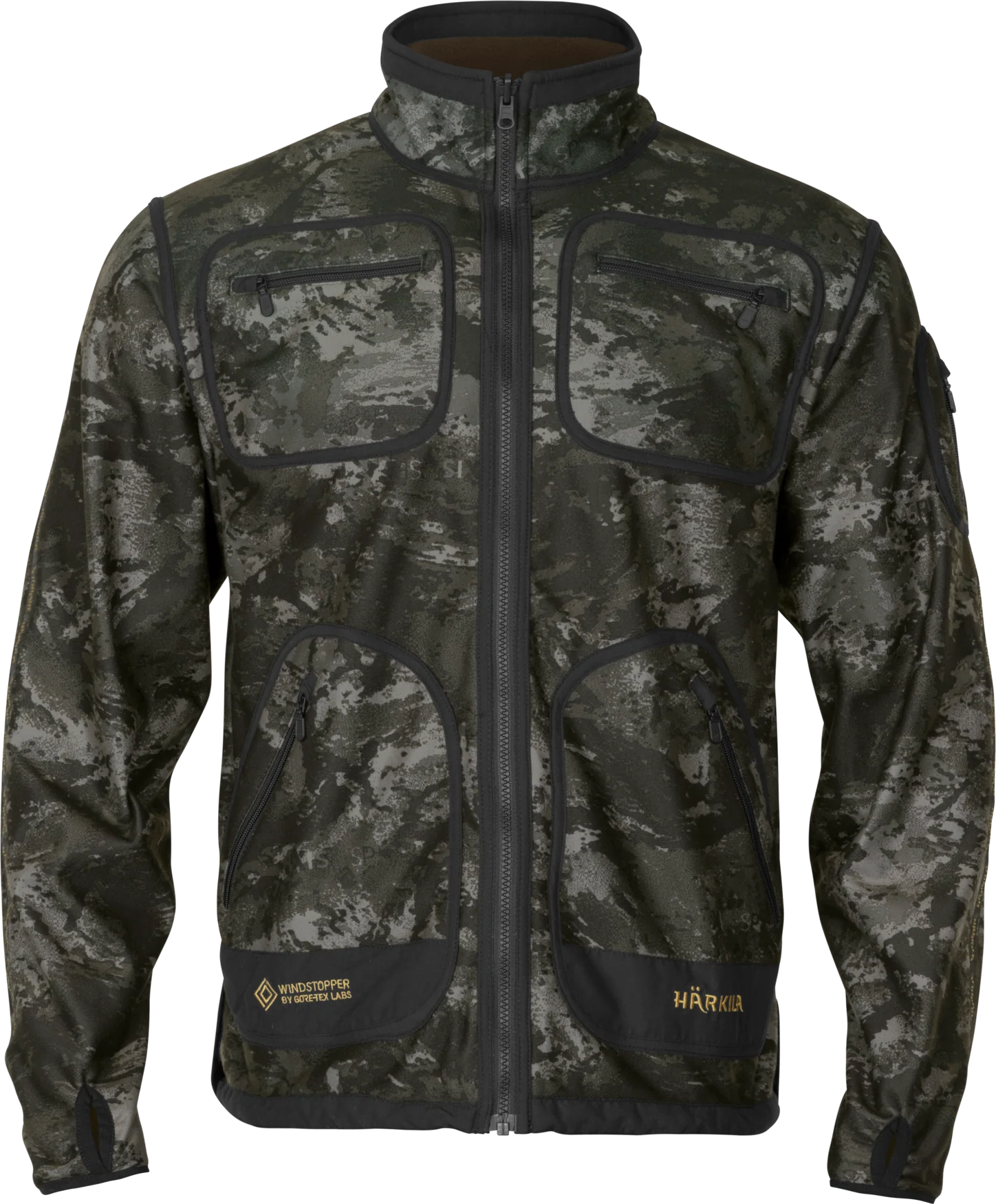 NOCTYX WSP Vändbar fleecejacka - AXIS MSP®Svart/Willow green - Kamko – Härkila