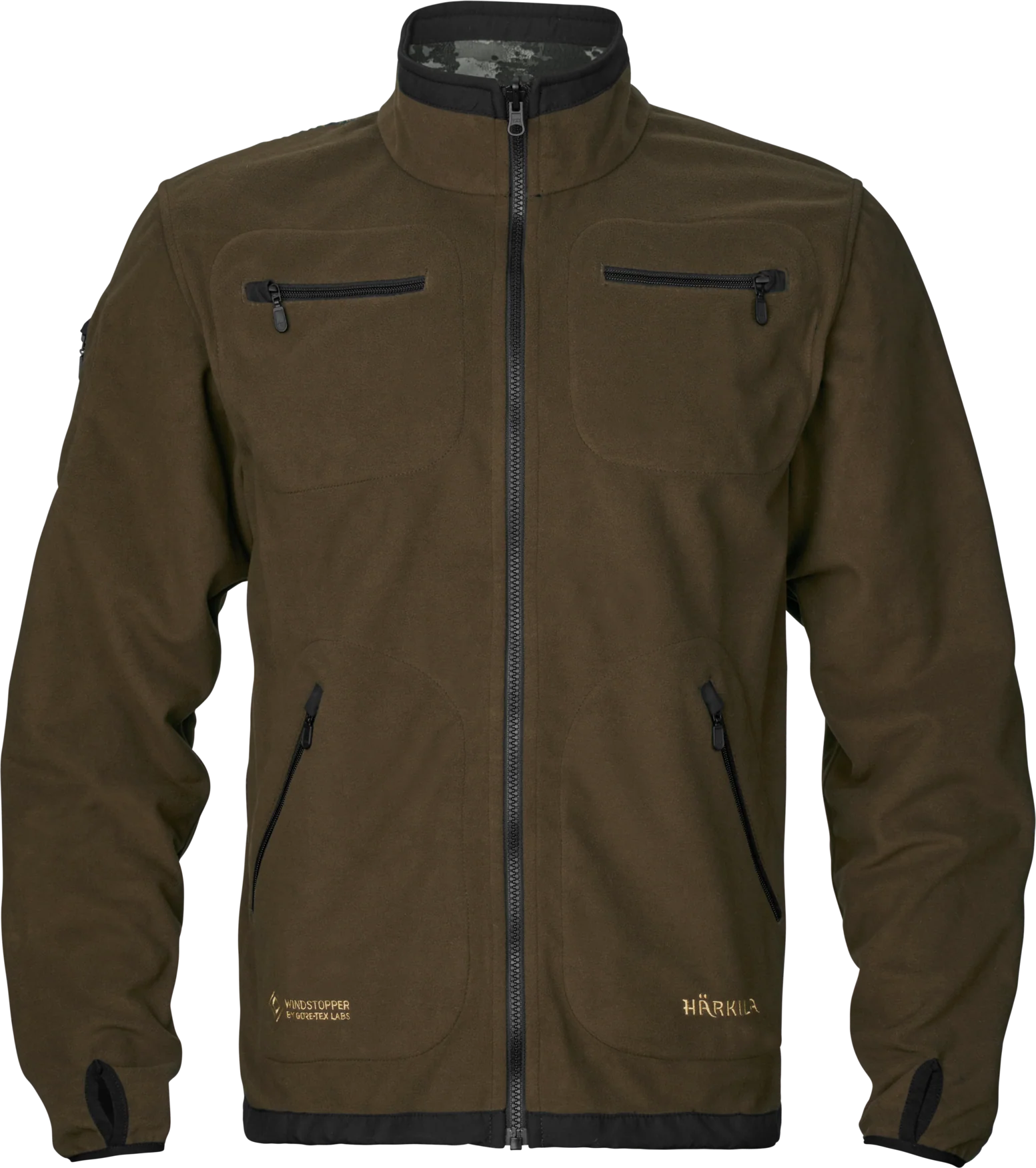 NOCTYX WSP Vändbar fleecejacka - AXIS MSP®Svart/Willow green - Kamko – Härkila - Image 14