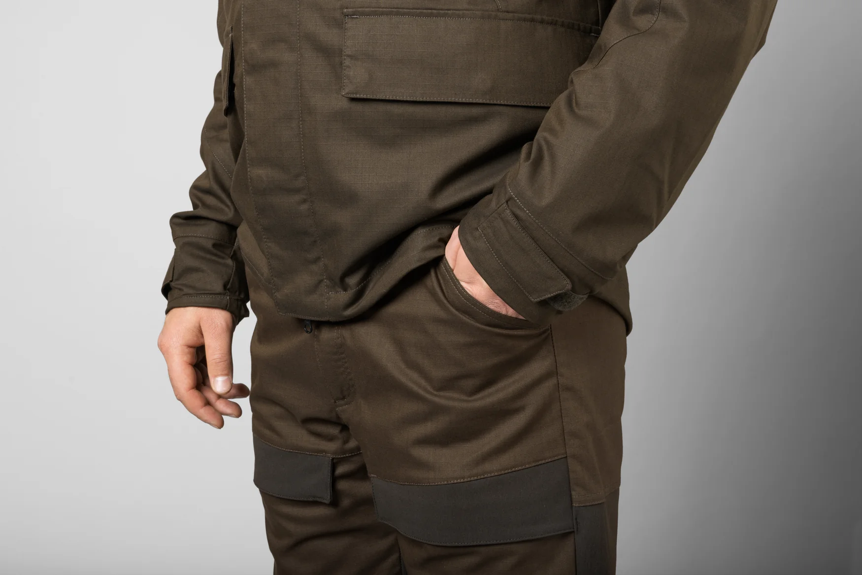 Nordic Hunter HWS byxor Willow green/Shadow brown - Härkila - Image 4