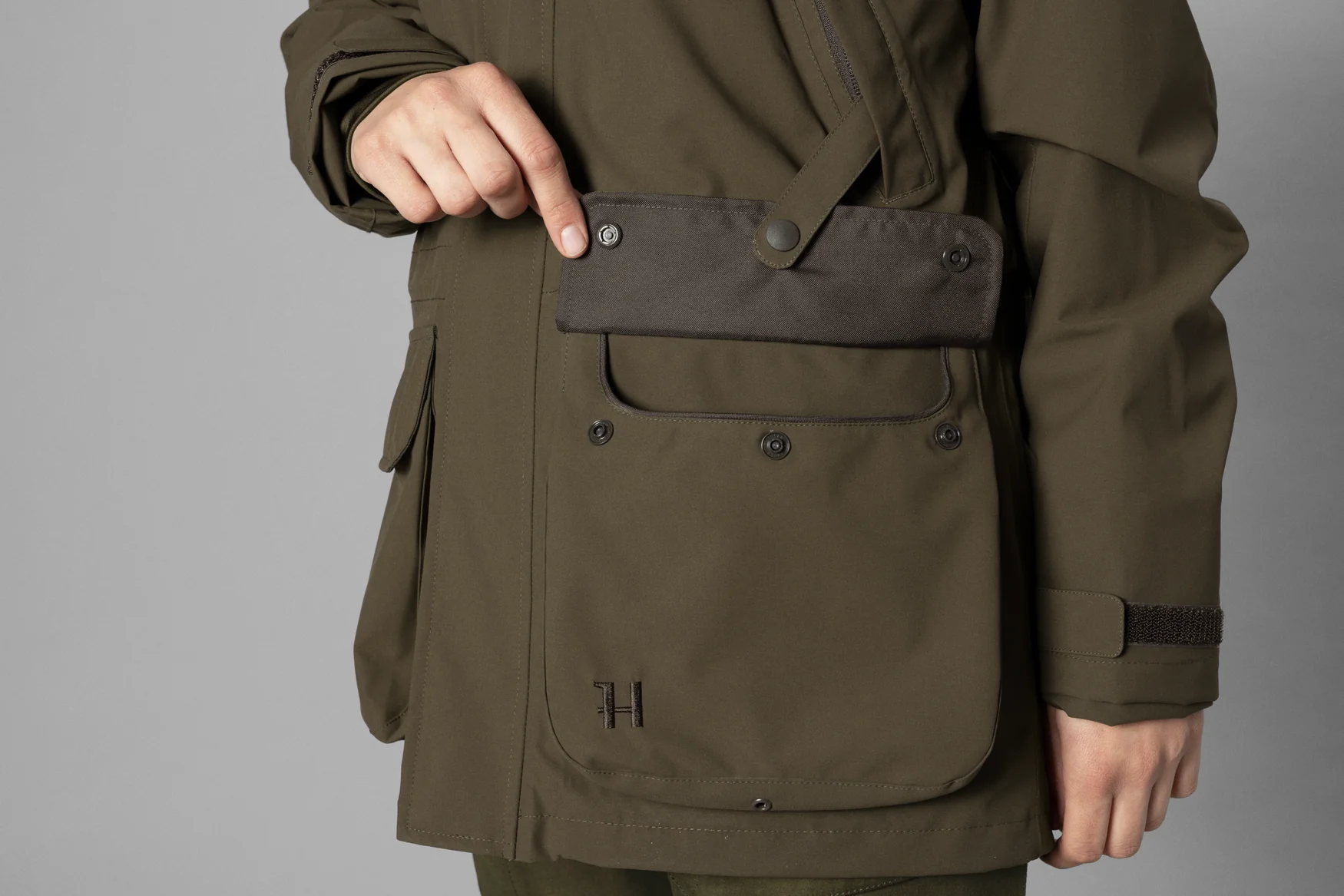 Orton tech HWS jacka Willow green - Härkila - Image 4