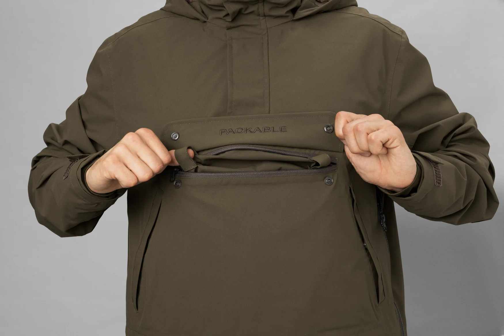 Orton tech HWS packbar smocka Willow green - Härkila - Image 7