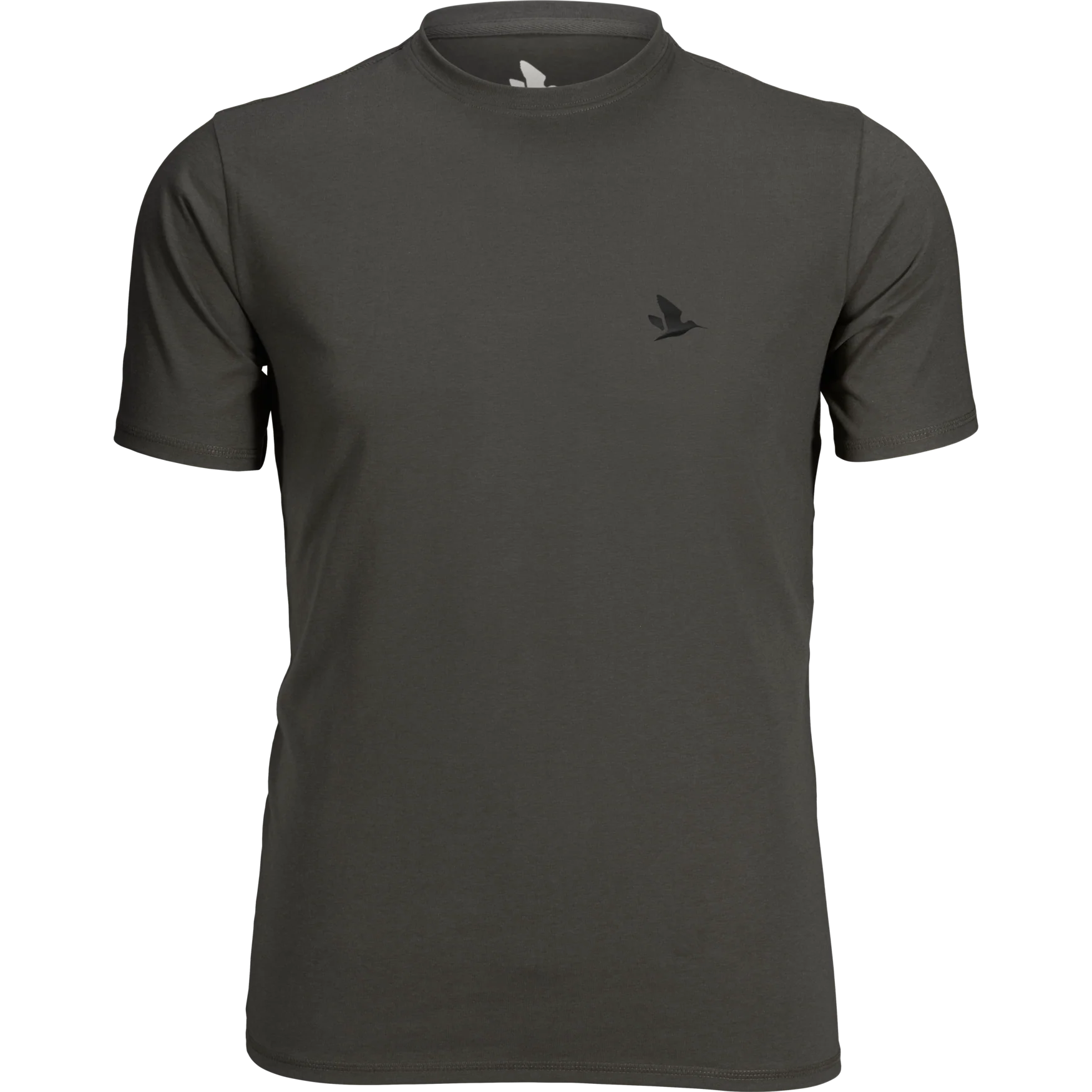 Outdoor 2-pack T-shirt Raven/Pine green - Seeland - Image 2