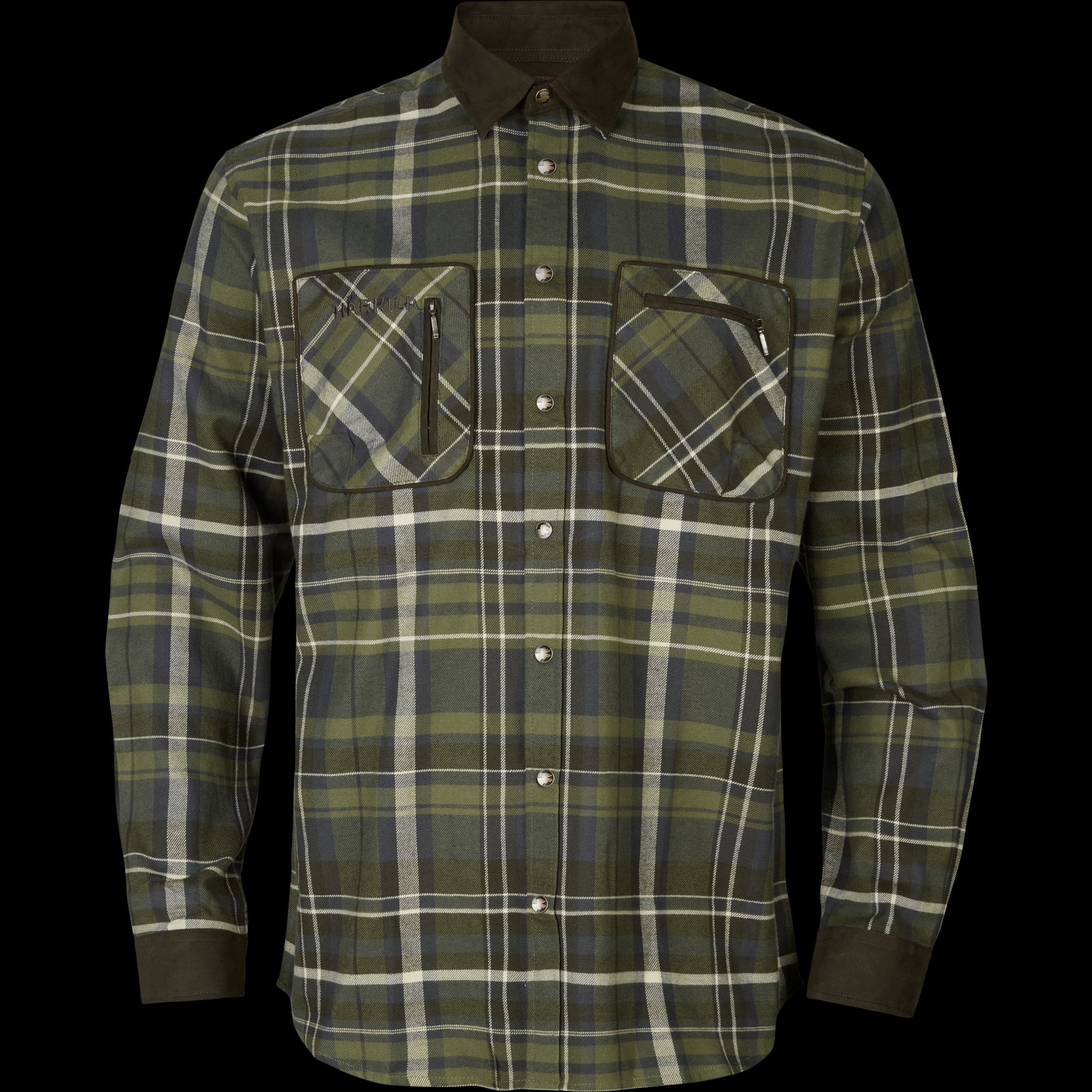 Pajala skjorta Olive check - Härkila