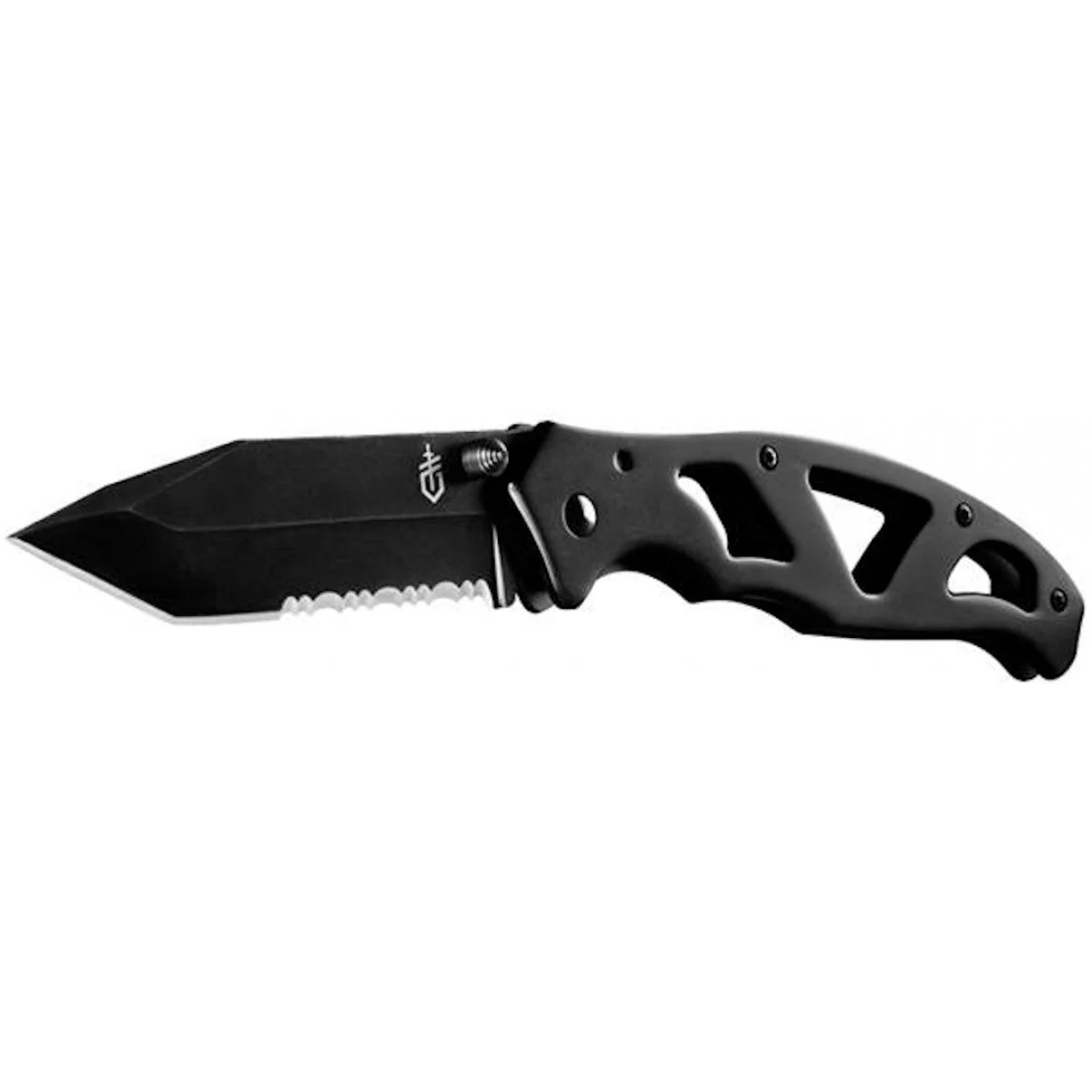 Paraframe II Tanto Svart Fällkniv Sågtandad - Gerber - Image 2