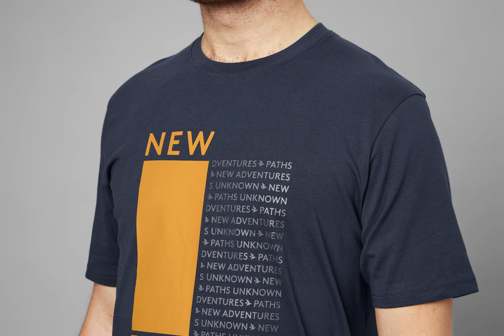 Path T-shirt Dark Navy - Seeland - Image 3
