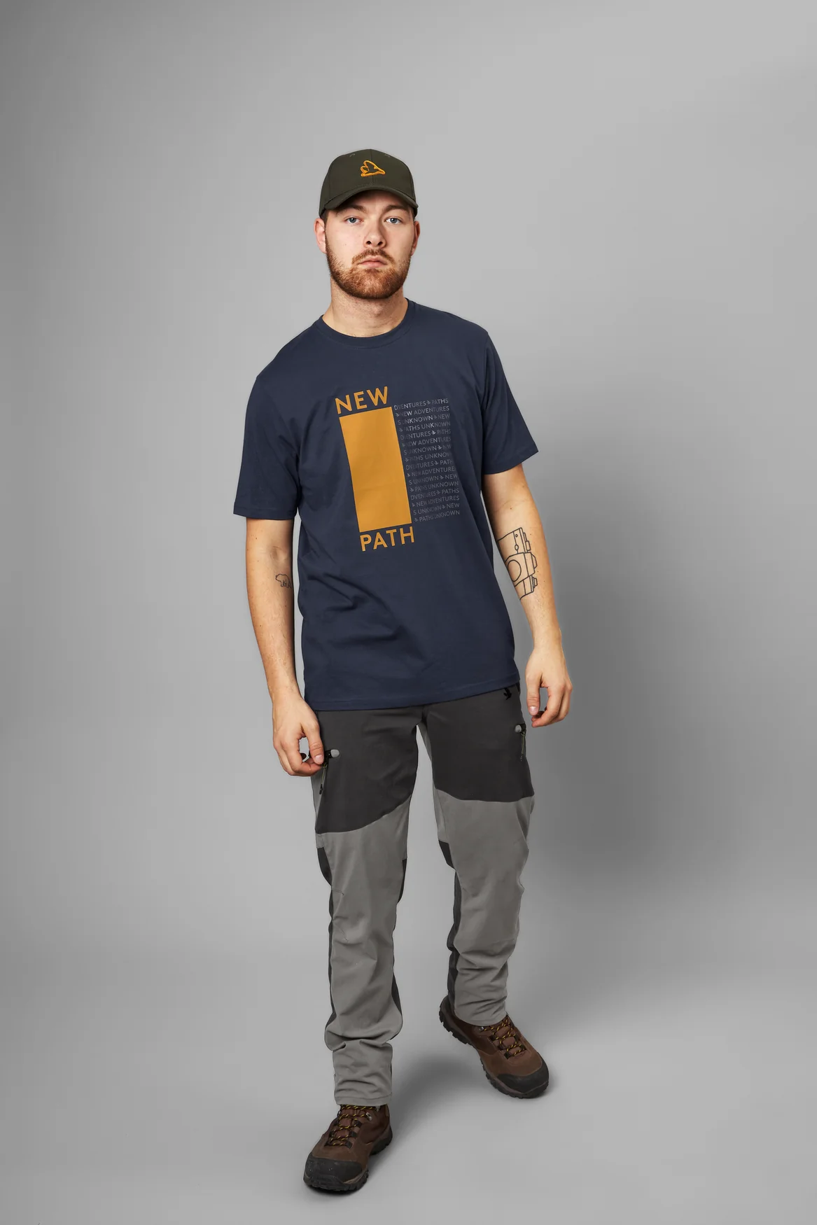 Path T-shirt Dark Navy - Seeland - Image 4