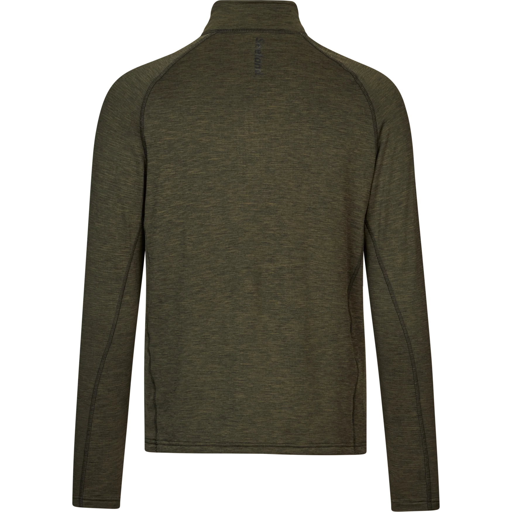 Peak Halv Dragkedja Pine green melange - Seeland - Image 2
