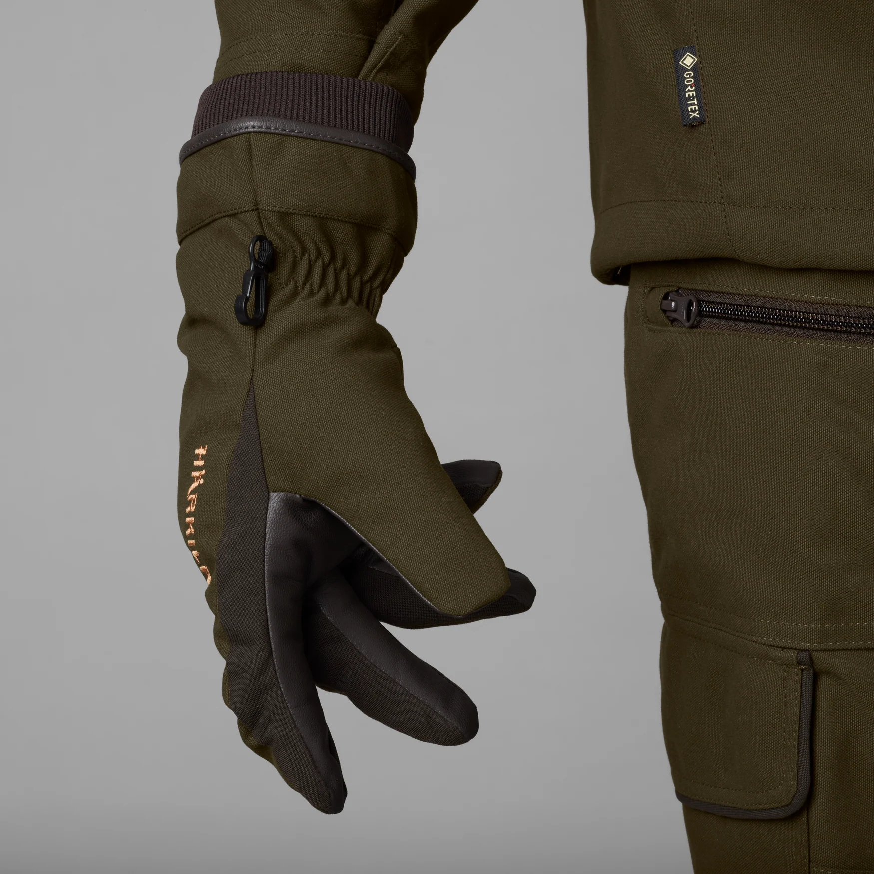 Pro Hunter GTX handske Willow green/Shadow brown - Härkila - Image 2